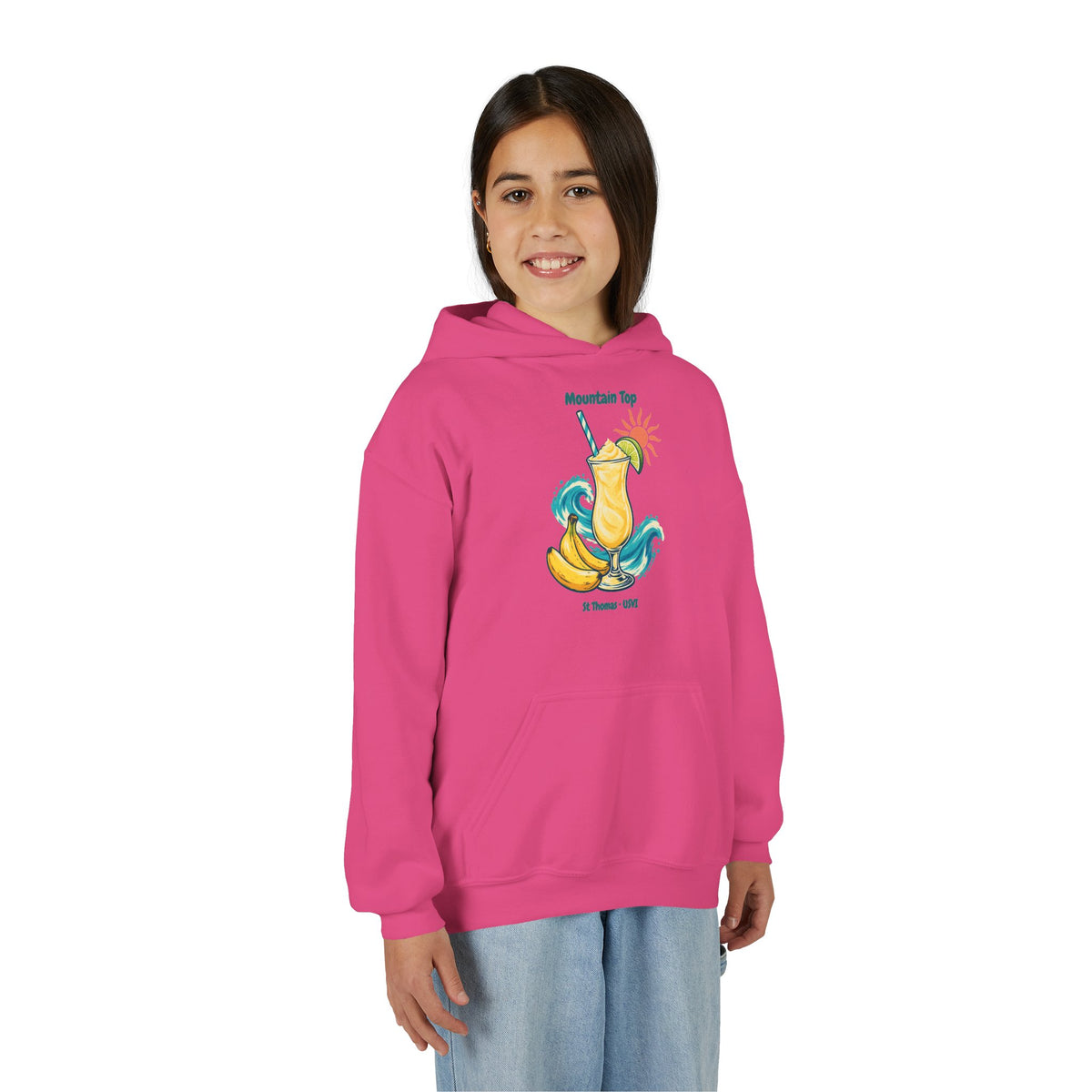 Mountain Top St. Thomas USVI Gildan 18500B Youth Hoodie