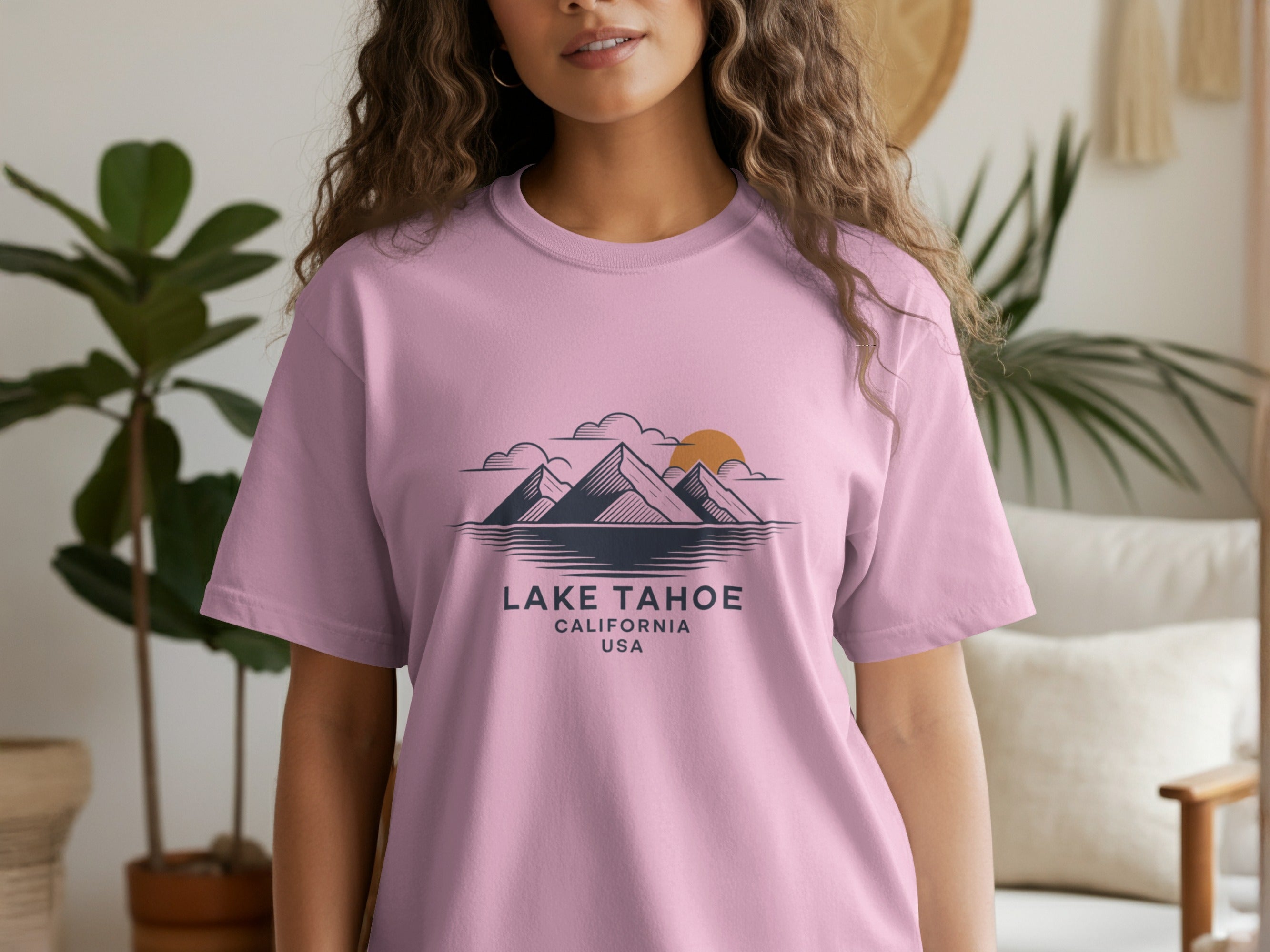 Lake Tahoe California USA Graphic T-shirt product type