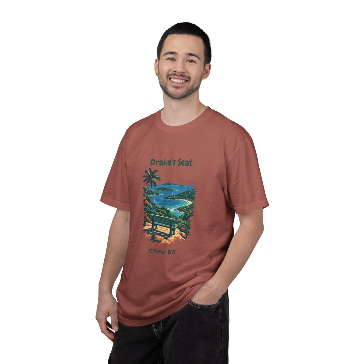 Drake's Seat St. Thomas USVI Comfort Colors 1717 T-Shirt