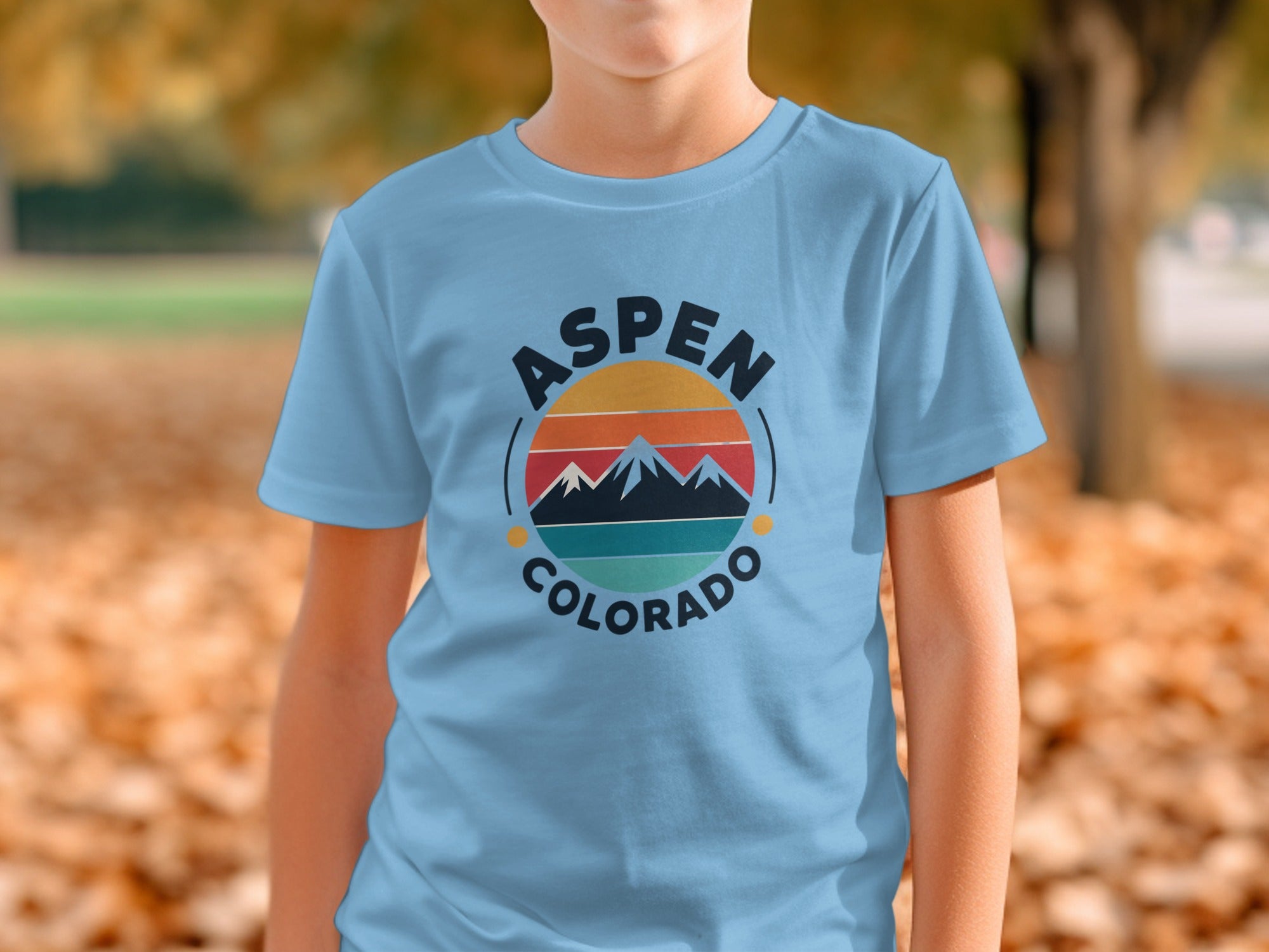 Aspen Colorado Scenic Mountain Design T-Shirt