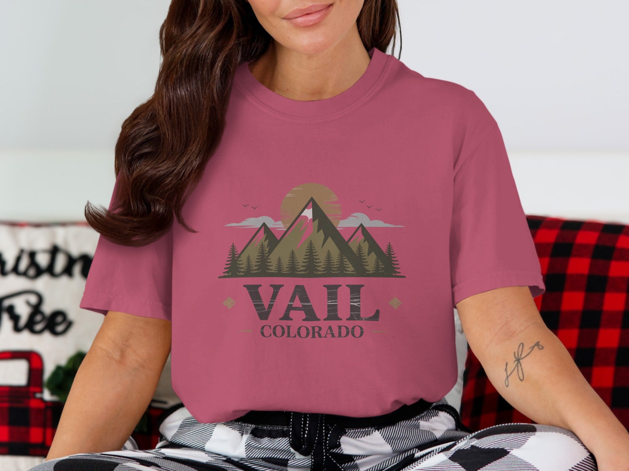 Vail Colorado Graphic Mountains Casual Tee product