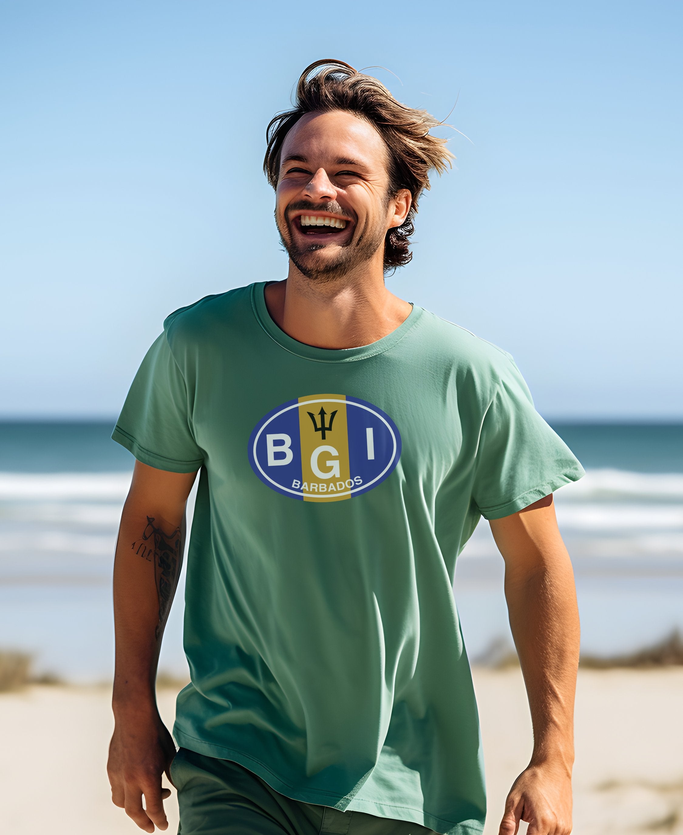Barbados Mens T-Shirt – Bold Look for the Barbados Reggae Festival
