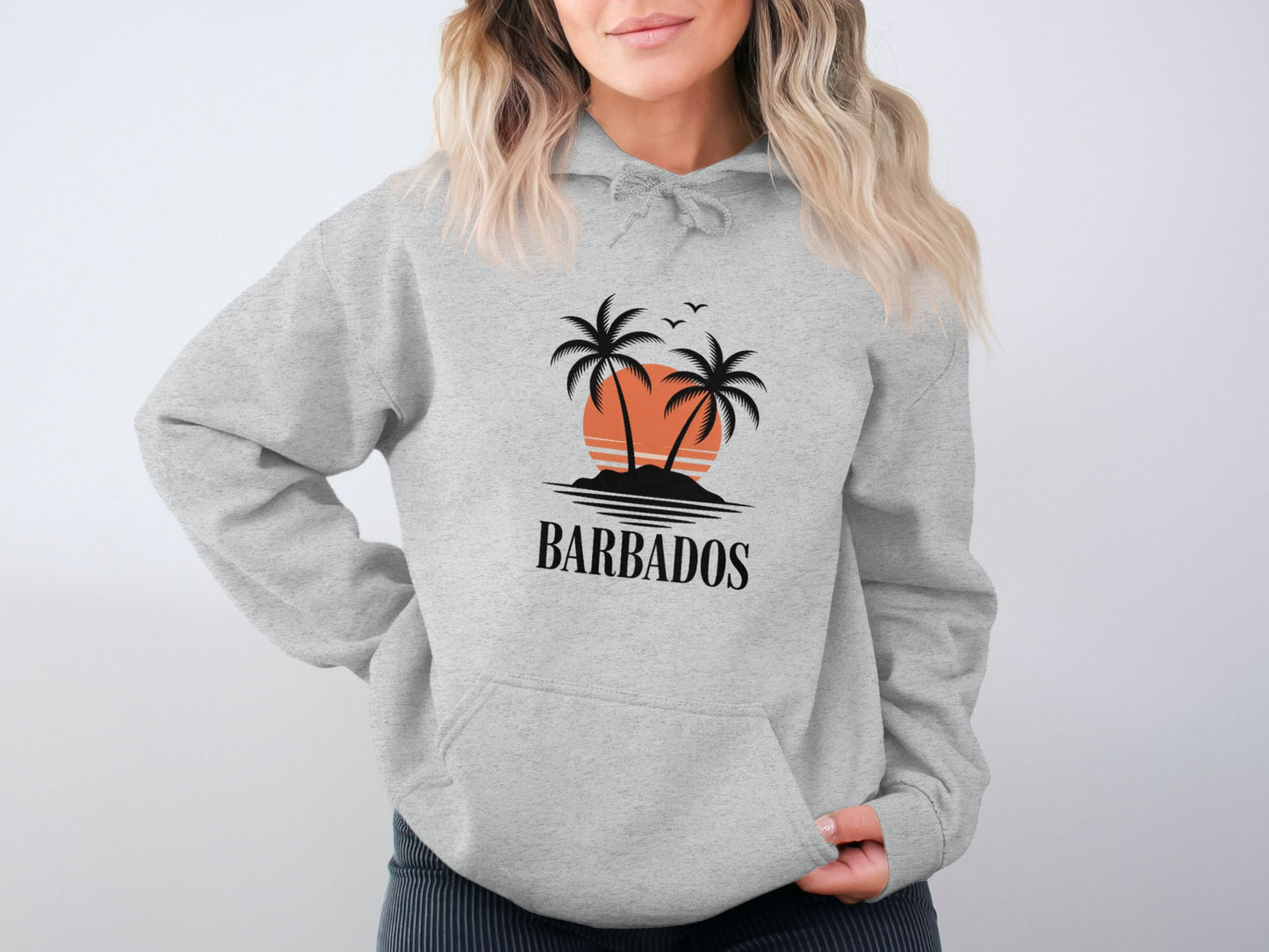 Barbados Sunset Hoodie Beach Vacation Themed Product