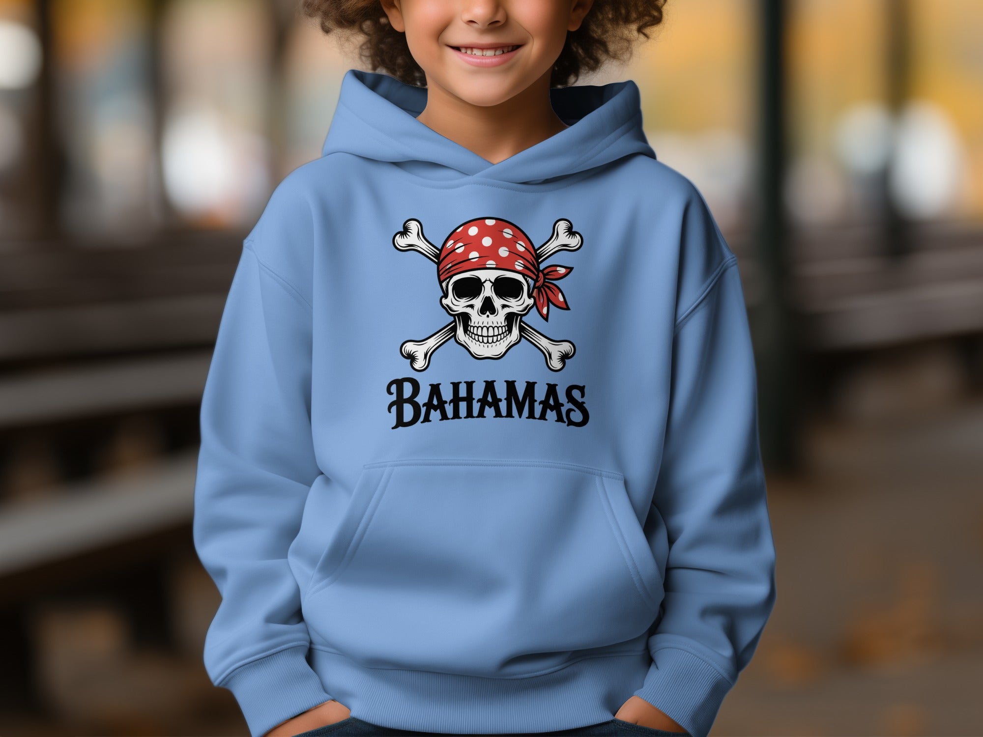 Bahamas Skull and Crossbones Pirate Hoodie product