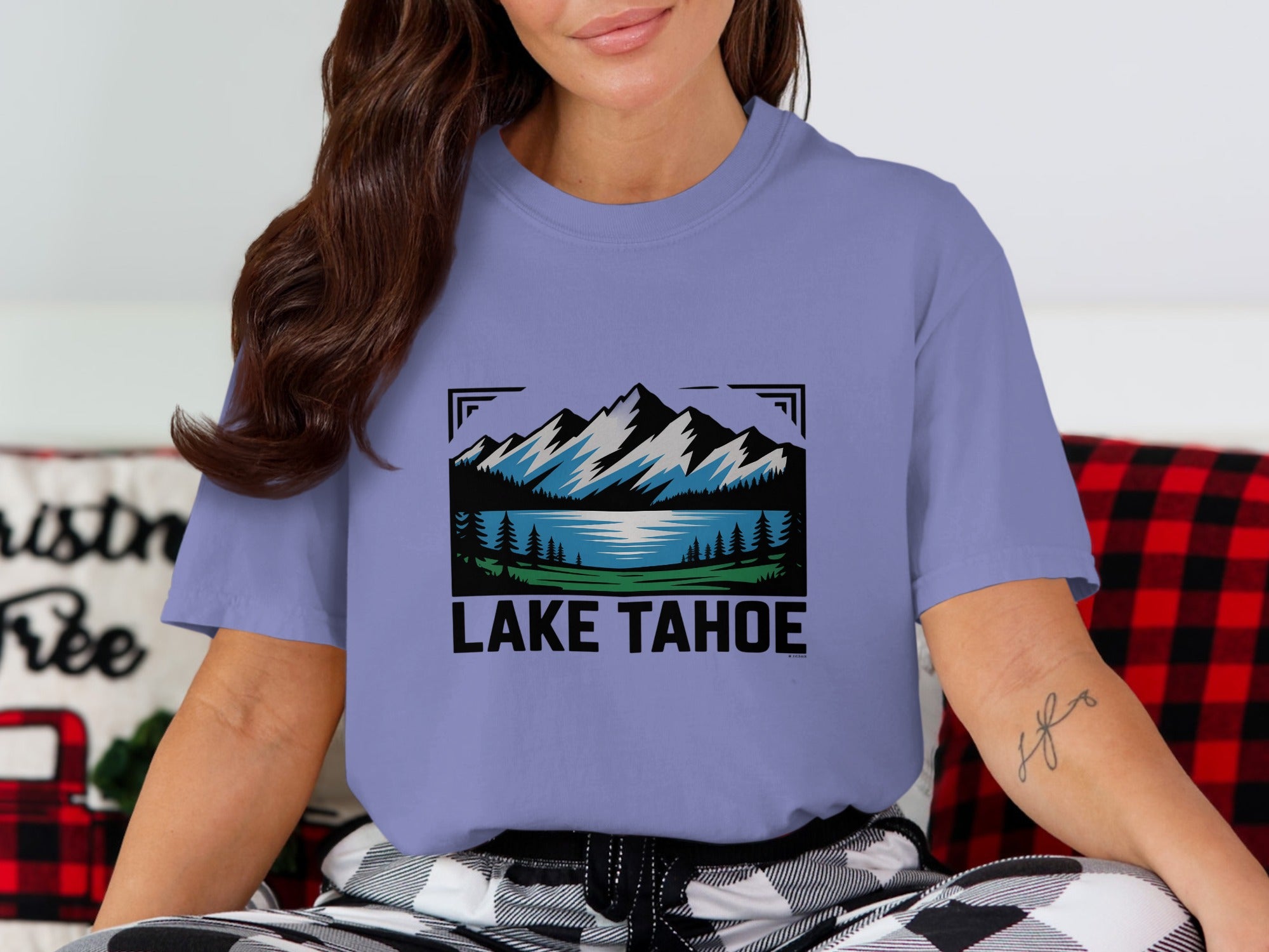 Lake Tahoe Scenic Graphic T-shirt product type