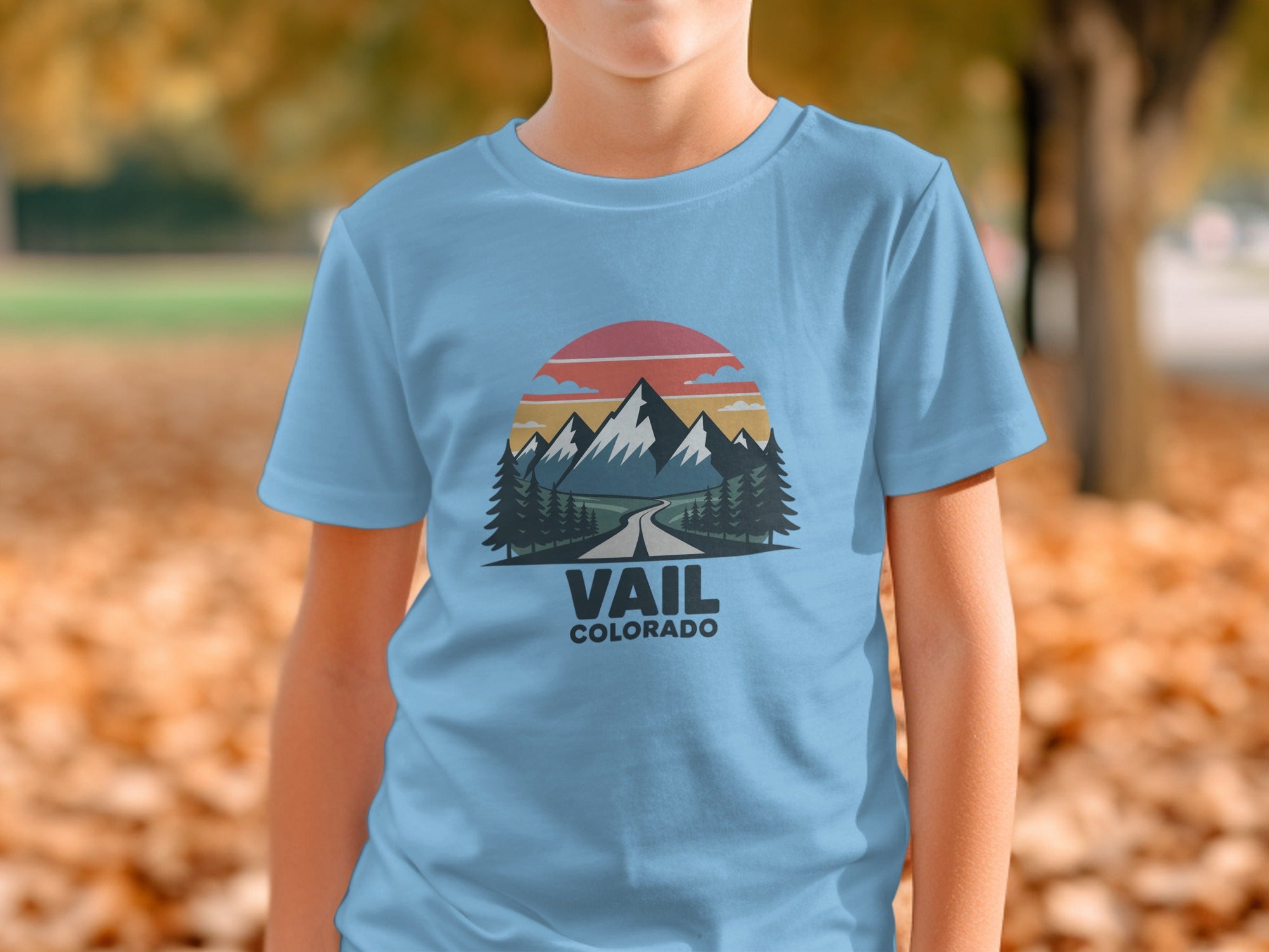 Vail Colorado Scenic Sunset Graphic T-Shirt product
