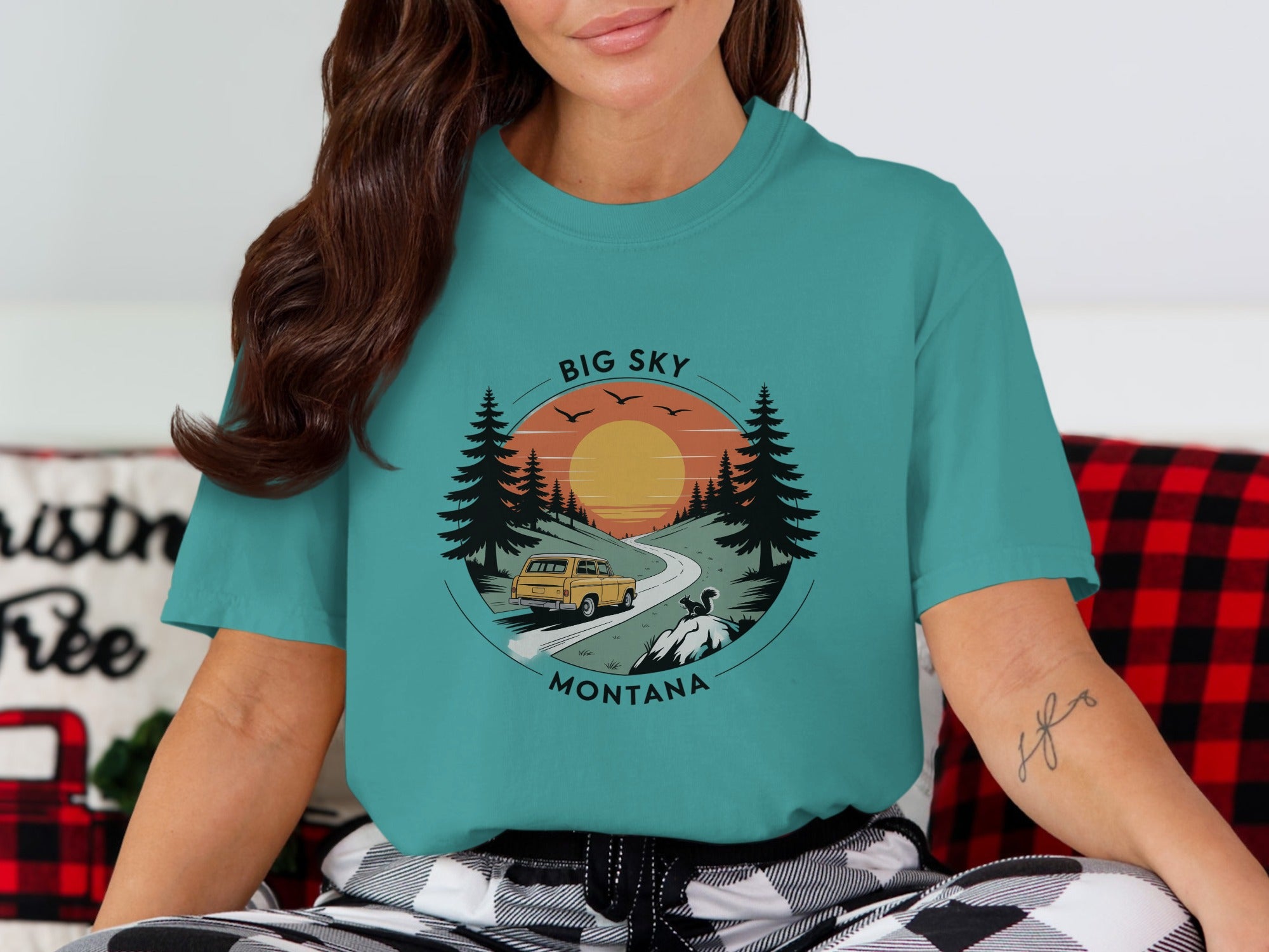 Big Sky Montana Sunset Graphic T-shirt product
