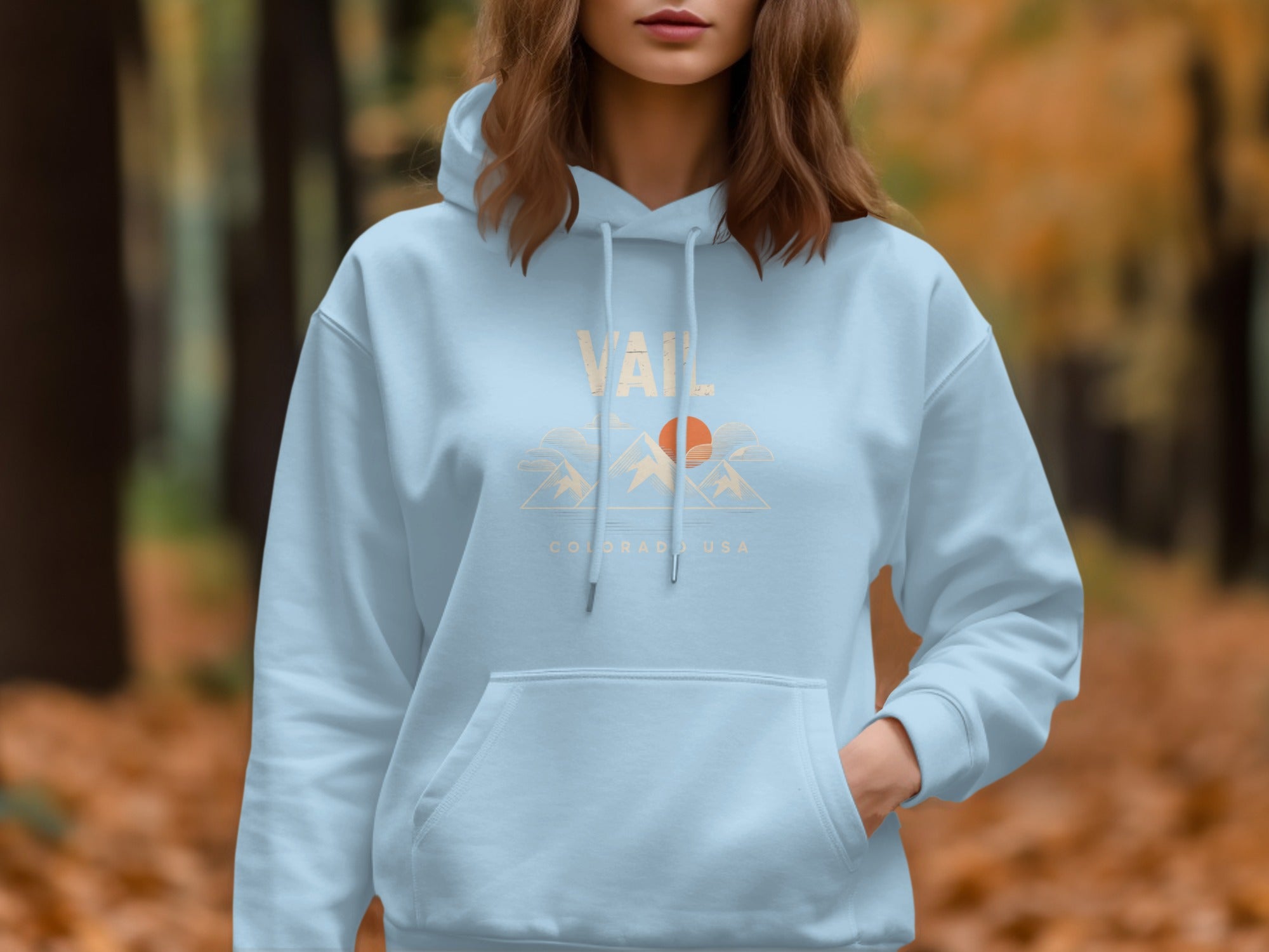 Vail Colorado USA Mountain Graphic Hoodie product