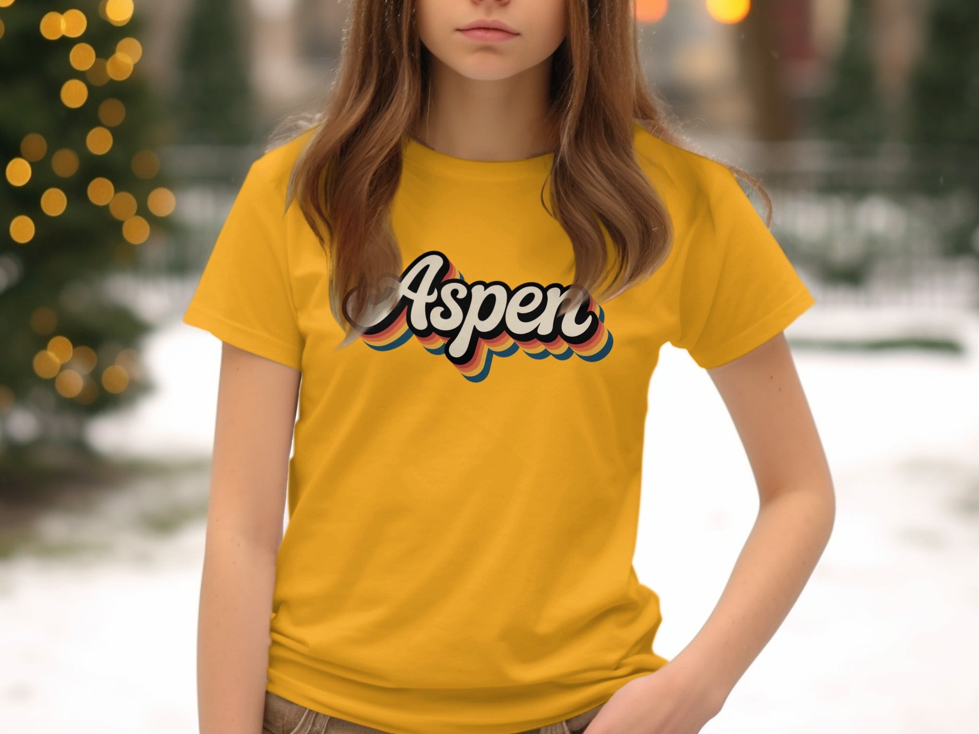 Aspen Graphic Tee for Casual Wear