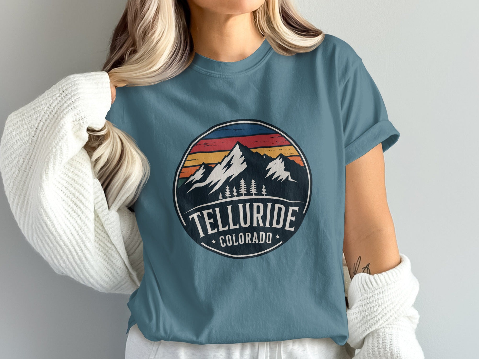 Telluride Colorado Graphic Mountain Tee product