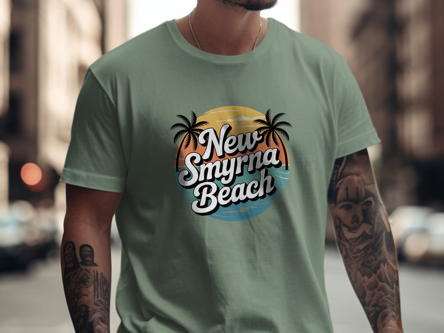 New Smyrna Beach Graphic Print Shirt product