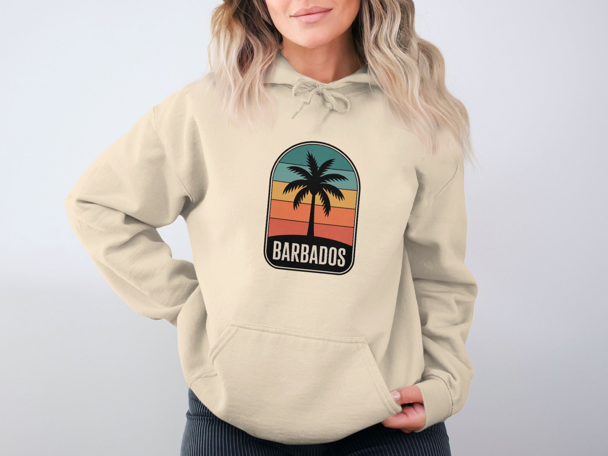 Stylish Barbados Sunset Graphic Hoodie product