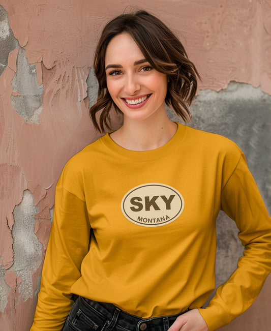 Trendy SKY Montana graphic design shirt product