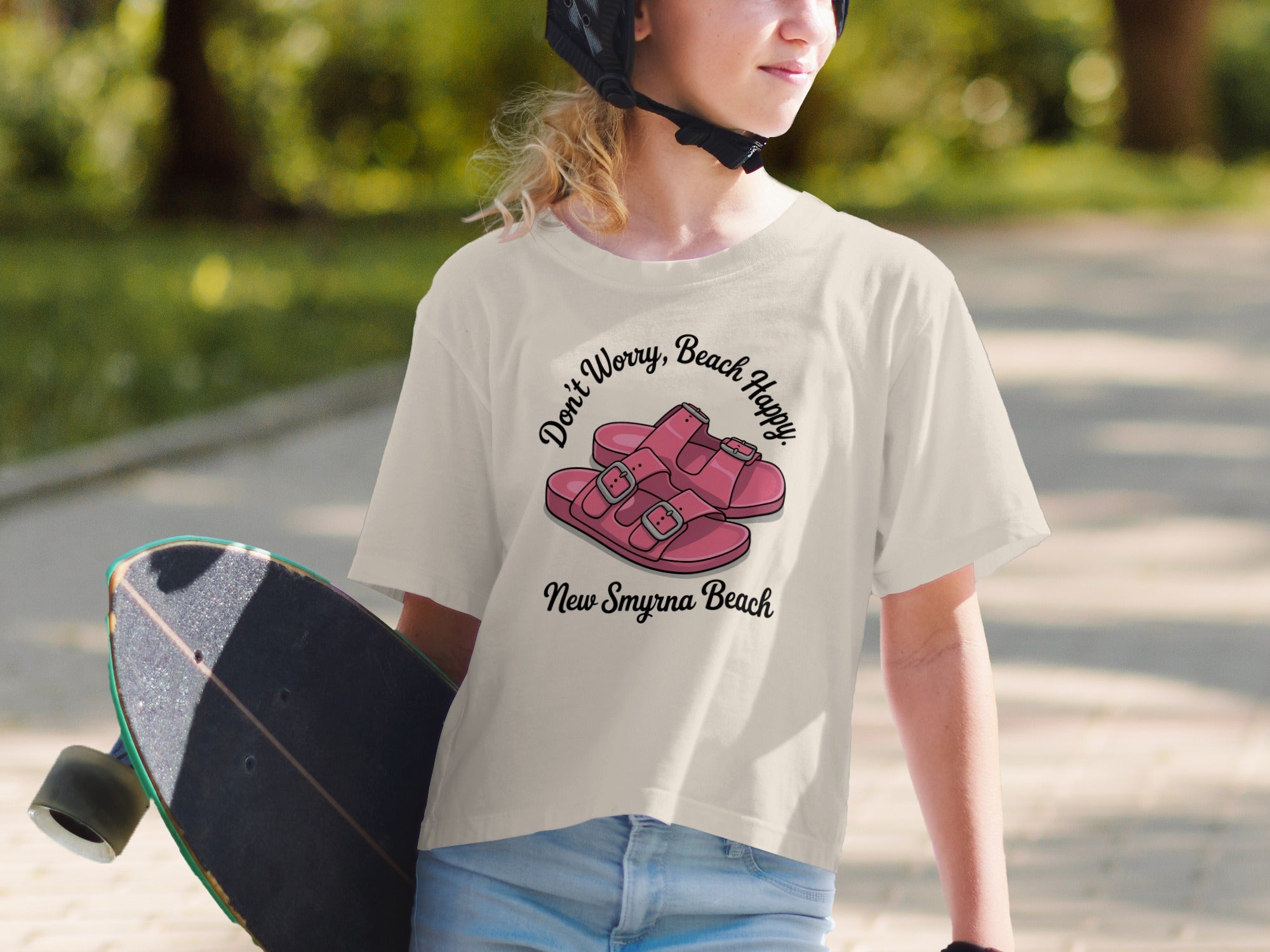 Don't Worry Beach Happy New Smyrna Beach T-shirt product