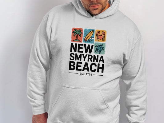 New Smyrna Beach Est. 1768 Graphic Hoodie product