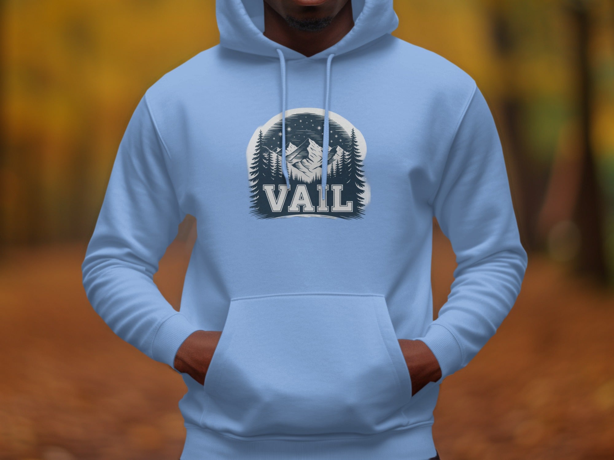 Vail Winter Scene Graphic Hoodie Sweatshirt product type
