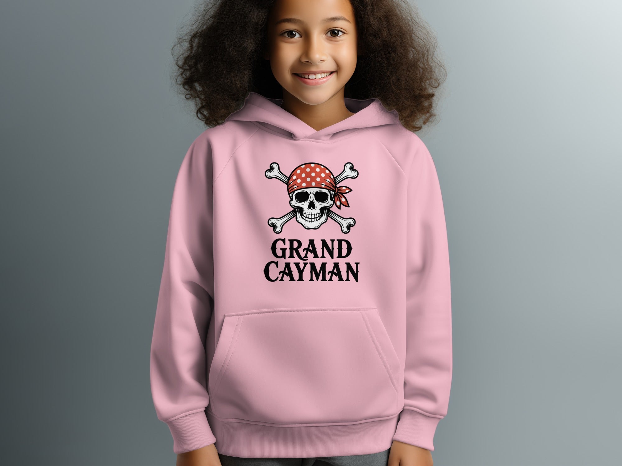 Grand Cayman Pink Pirate Skull Hoodie product