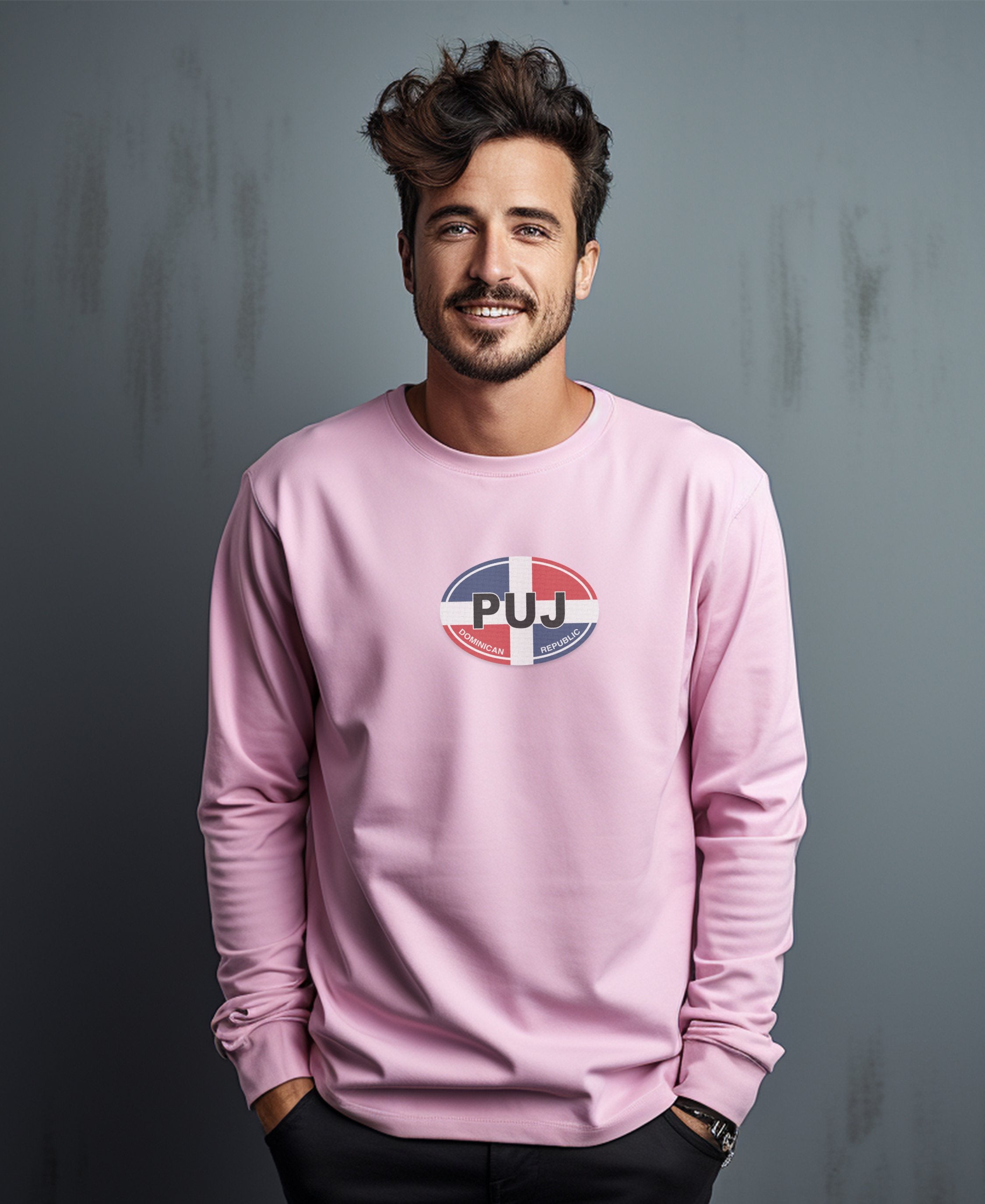 Punta Cana White Sand Beaches and Caribbean Festivals Mens Long Sleeve T Shirt