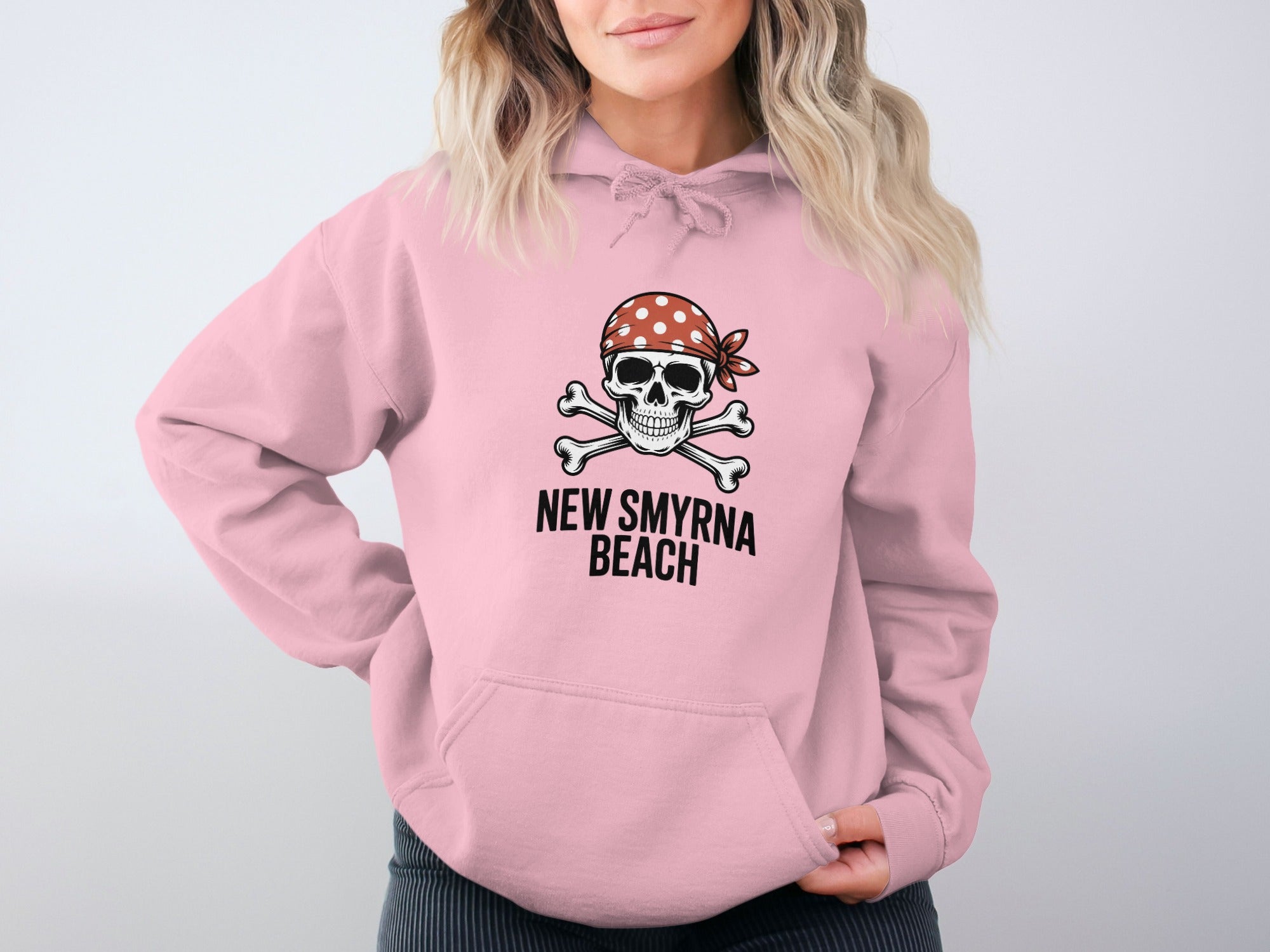New Smyrna Beach Pirate Skull Hoodie product