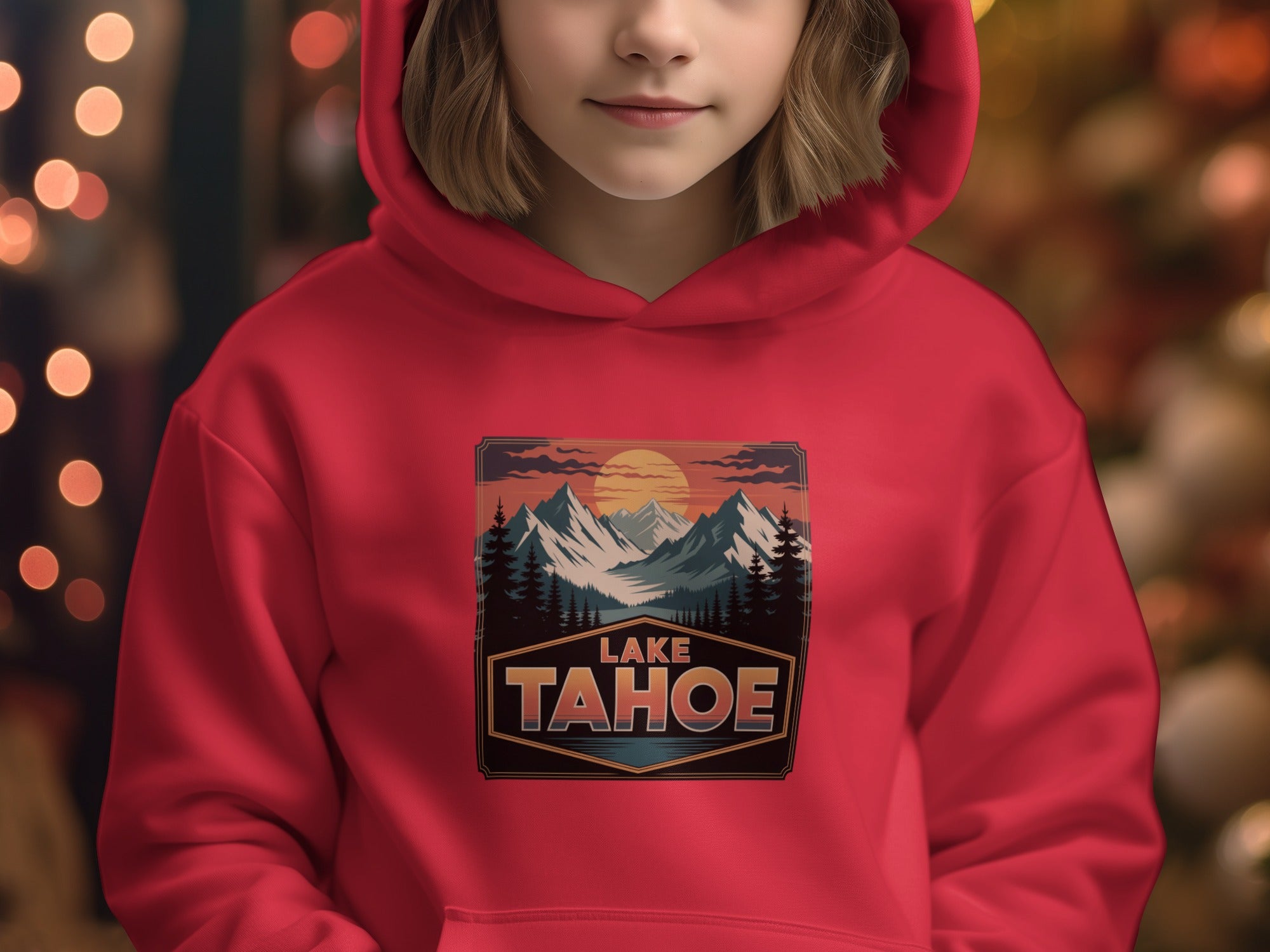 Lake Tahoe Scenic Mountain Hoodie