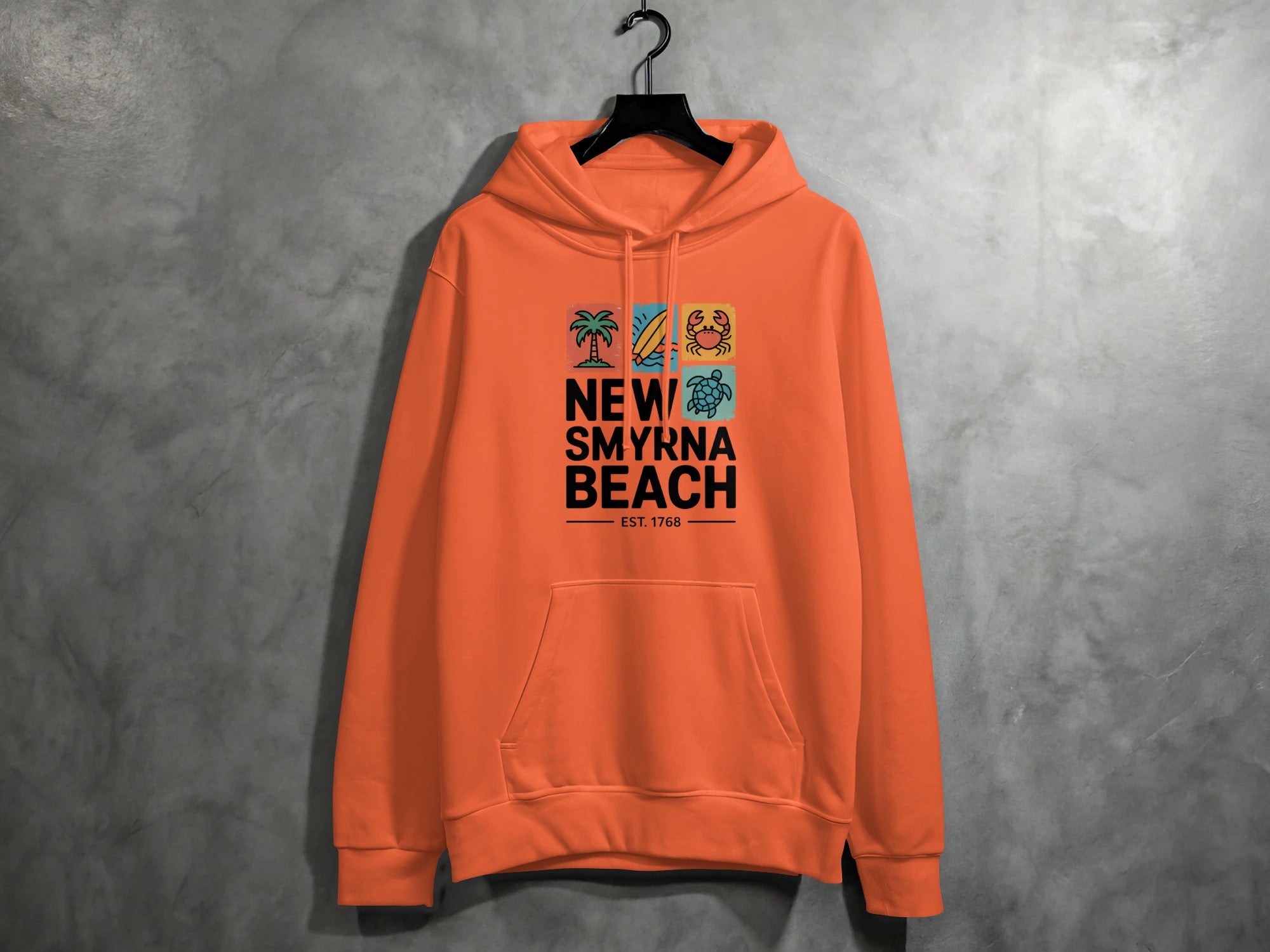 New Smyrna Beach EST 1768 Graphic Hoodie product type