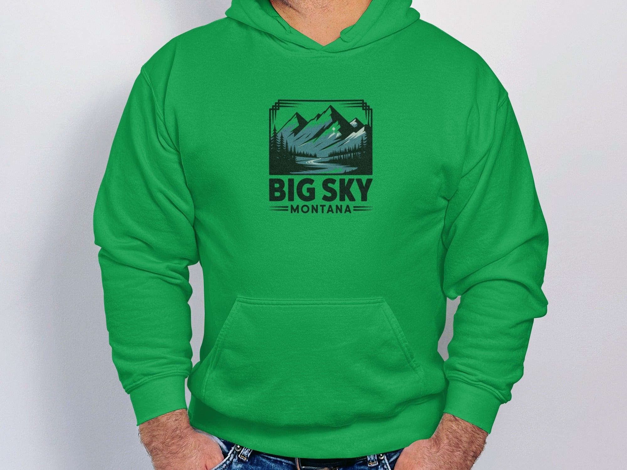 Big Sky Montana Graphic Design Hoodie Product