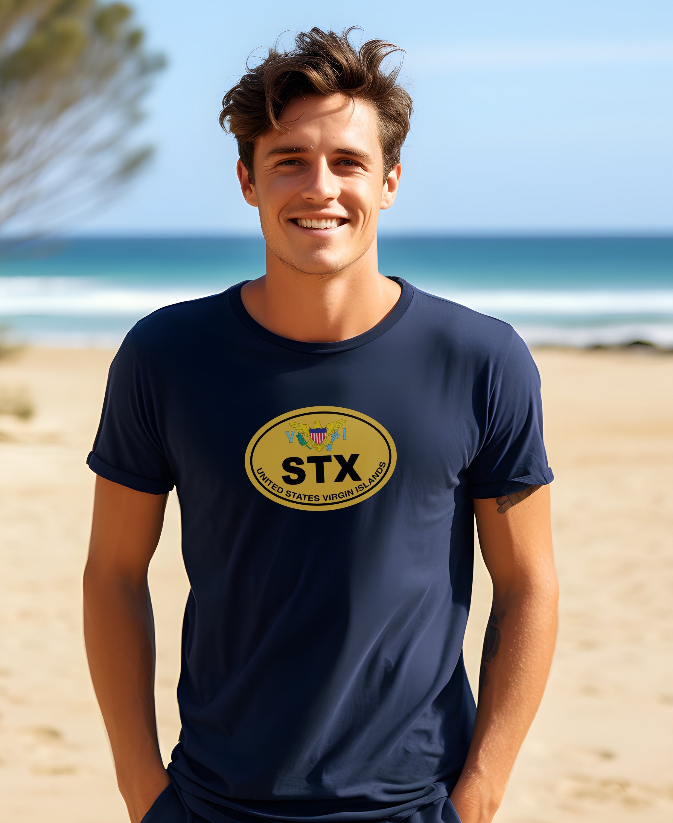 St. Croix Mens T-Shirt – Bold Look for St. Croix International Regatta