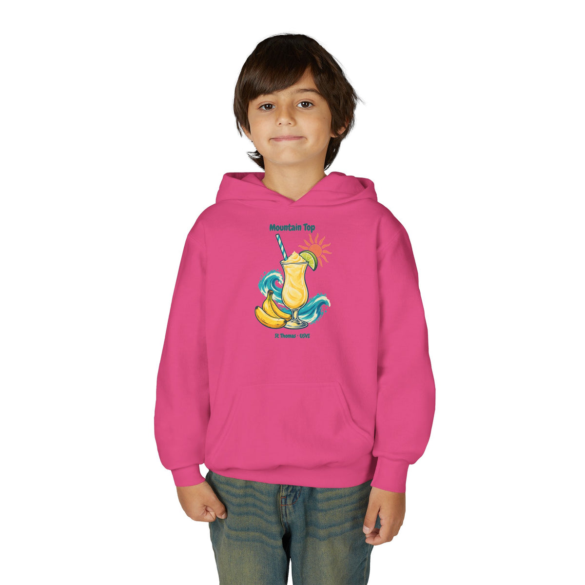 Mountain Top St. Thomas USVI Gildan 18500B Youth Hoodie