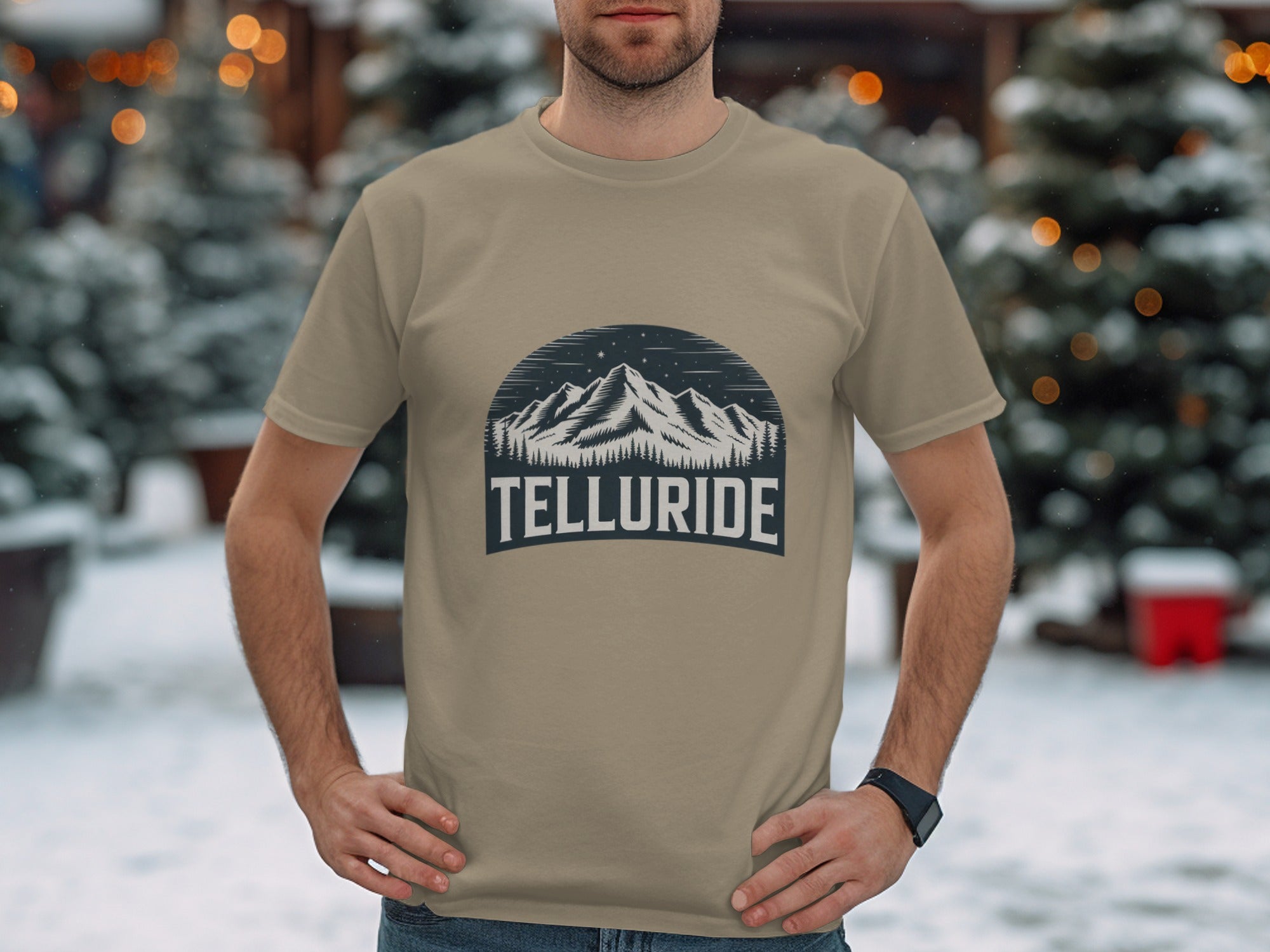 Telluride Graphic Tee with Mountain Design Product