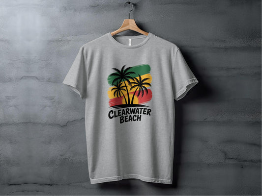 Clearwater Beach Graphic Print T-Shirt trendy apparel product type