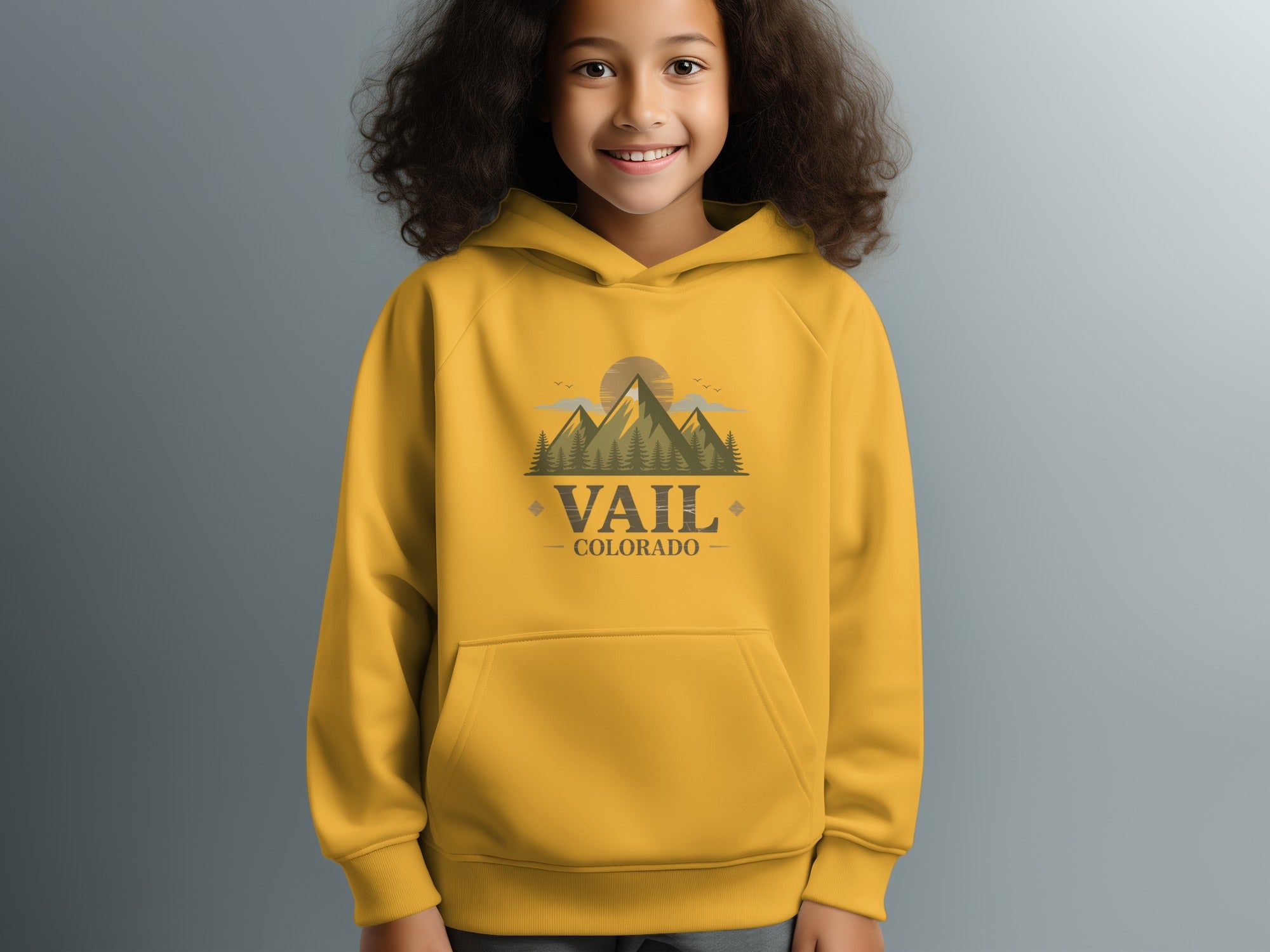 Vail Colorado Mountain Scene Youth Hoodie product