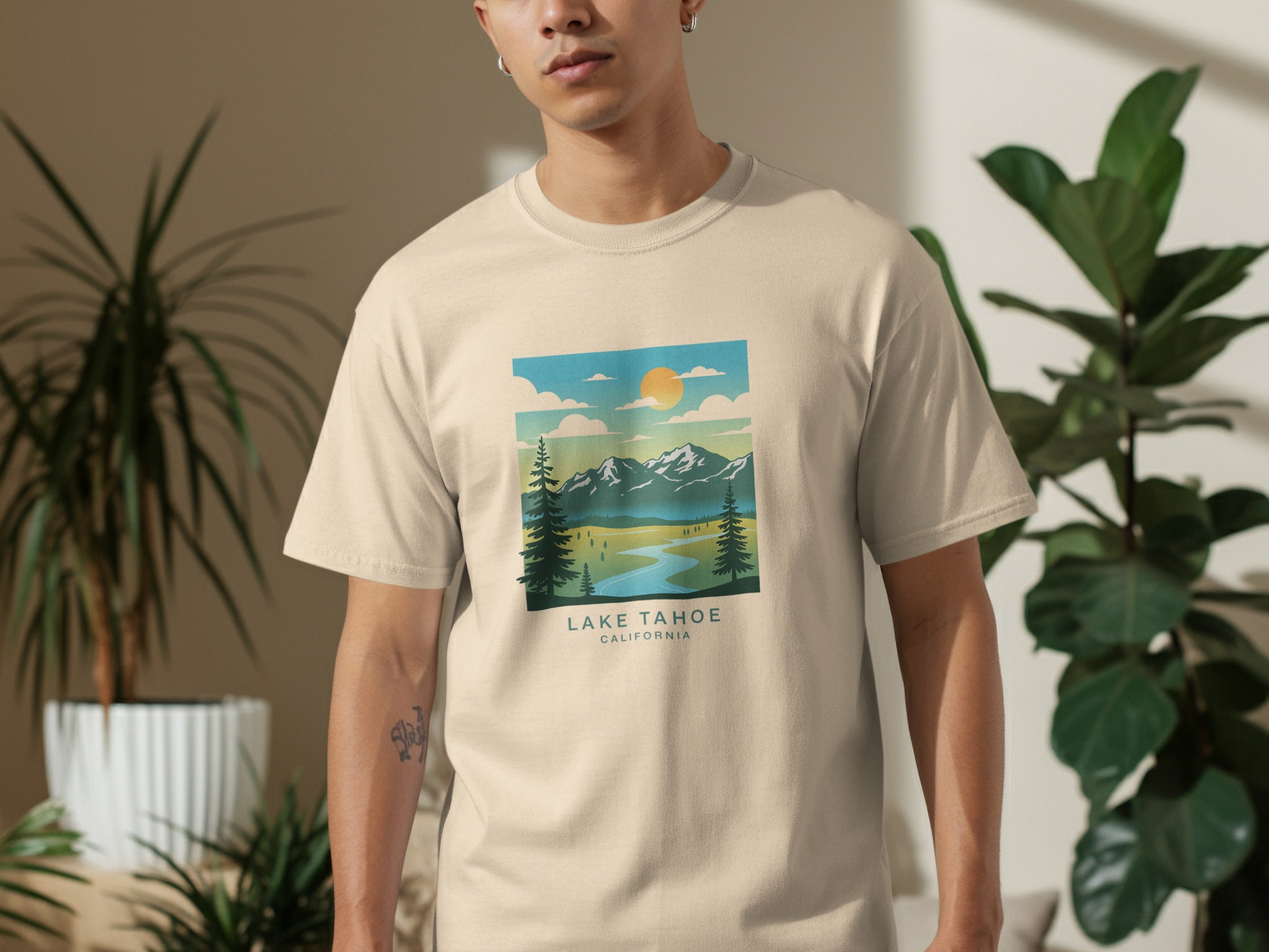 Lake Tahoe California Graphic Unisex T-shirt product