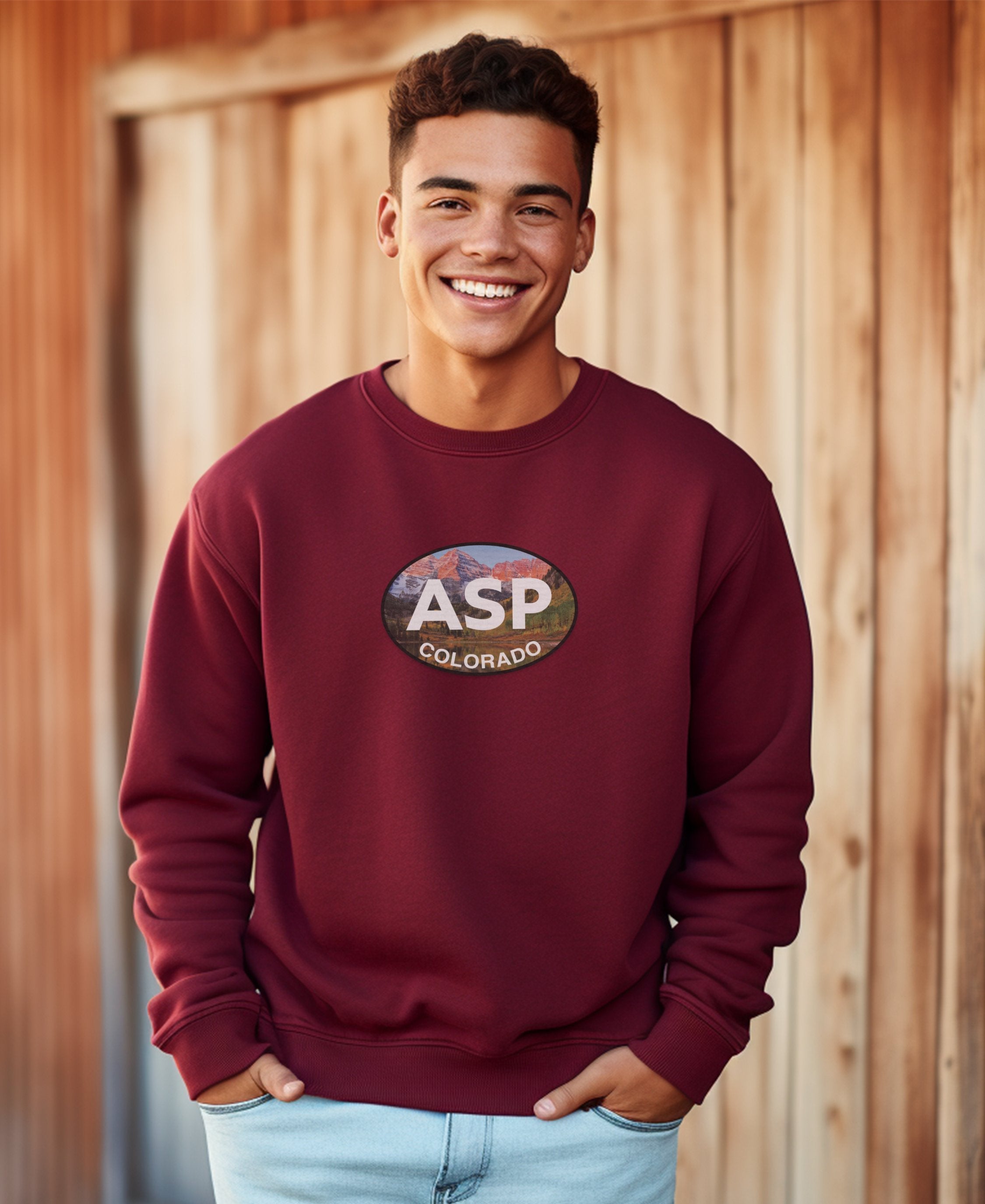 ASP Colorado Graphic Print Crew Neck Sweatshirts product