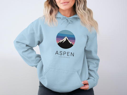 Aspen Colorado Mountain Scene Hoodie product