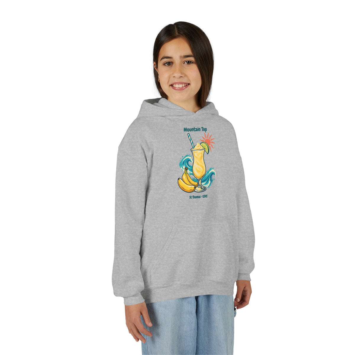 Mountain Top St. Thomas USVI Gildan 18500B Youth Hoodie