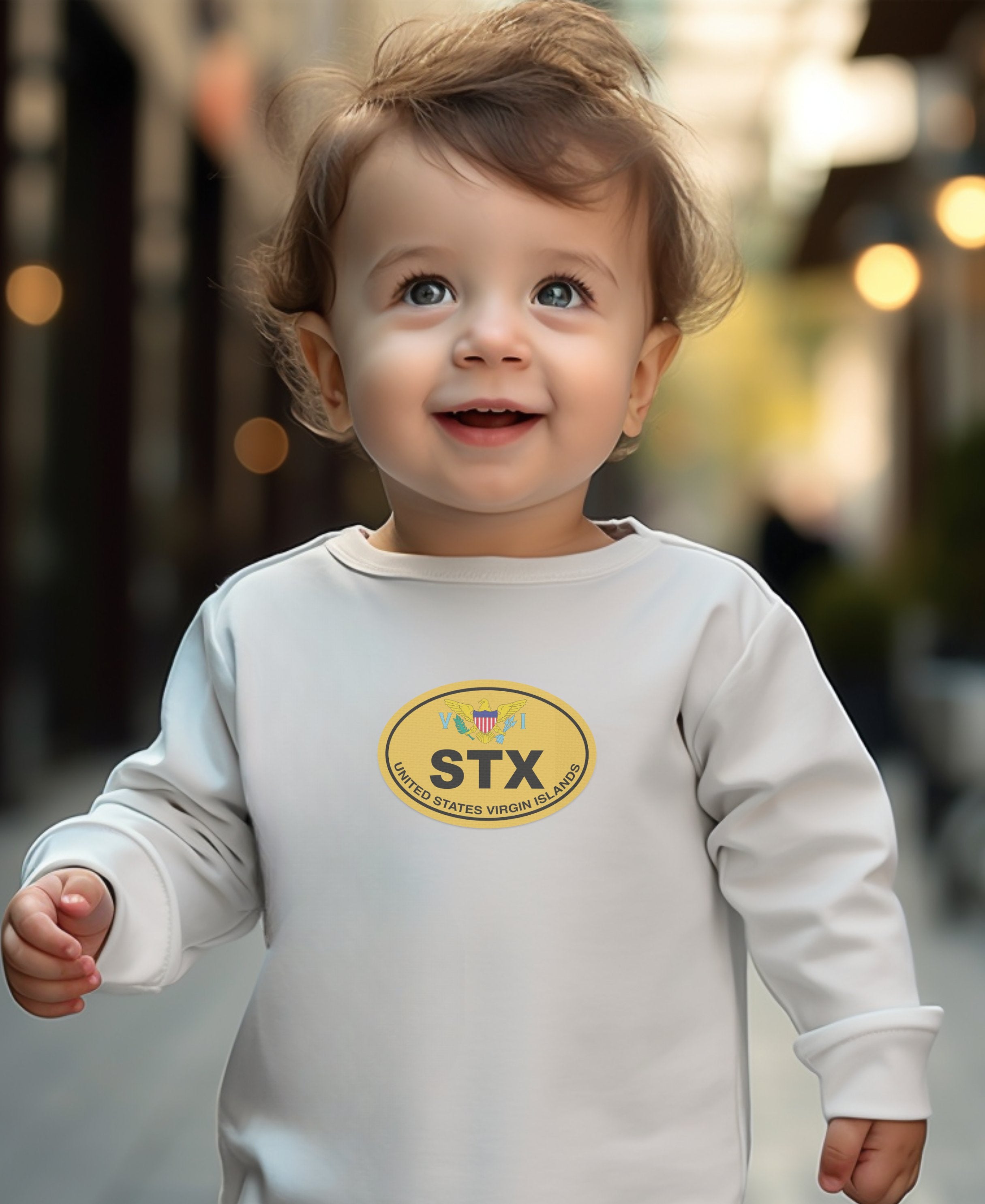 St Croix snorkeling at Buck Island National Reef Toddler Long Sleeve T-Shirt