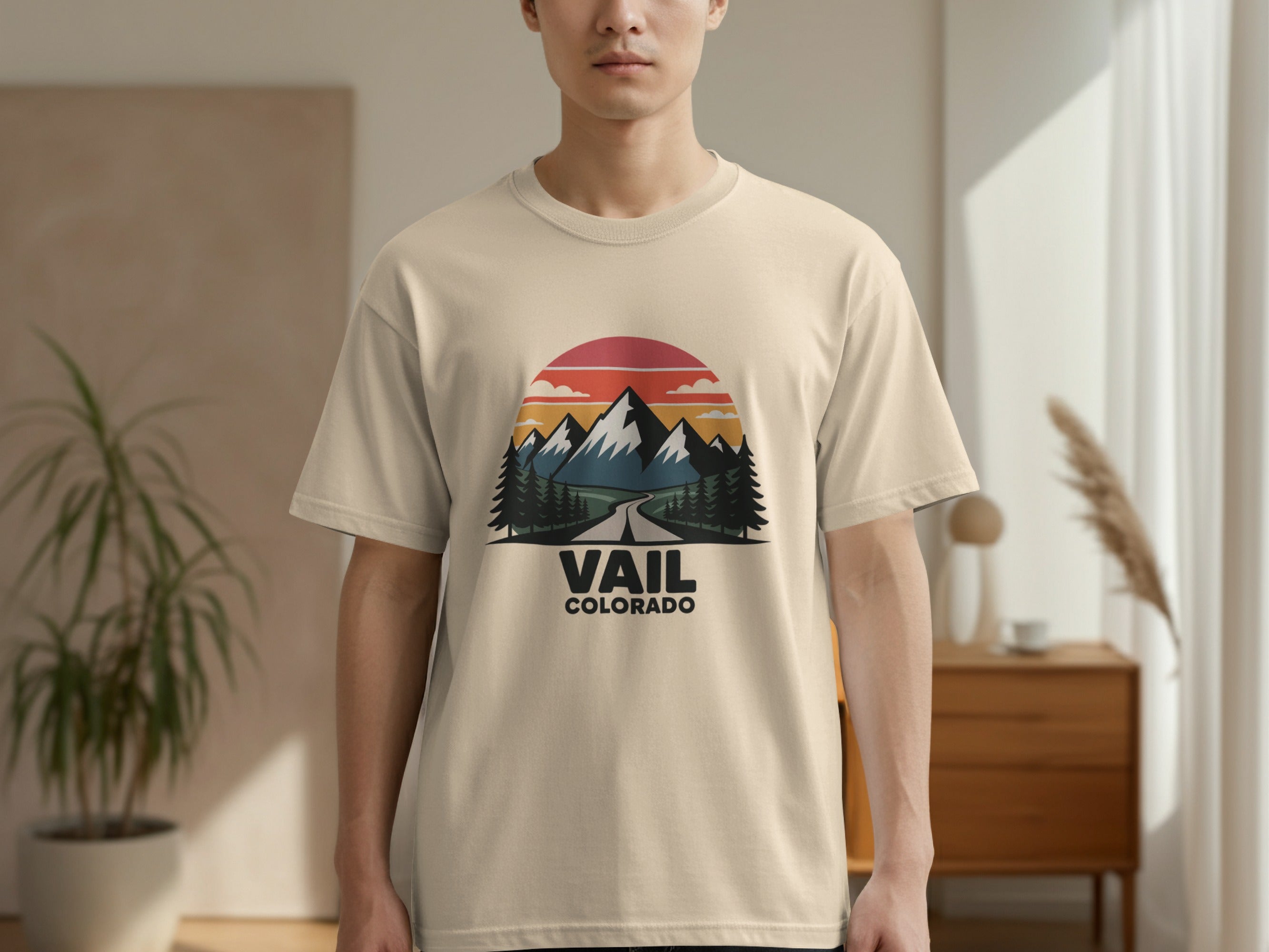 Vail Colorado Scenic Sunset Design T-shirt product