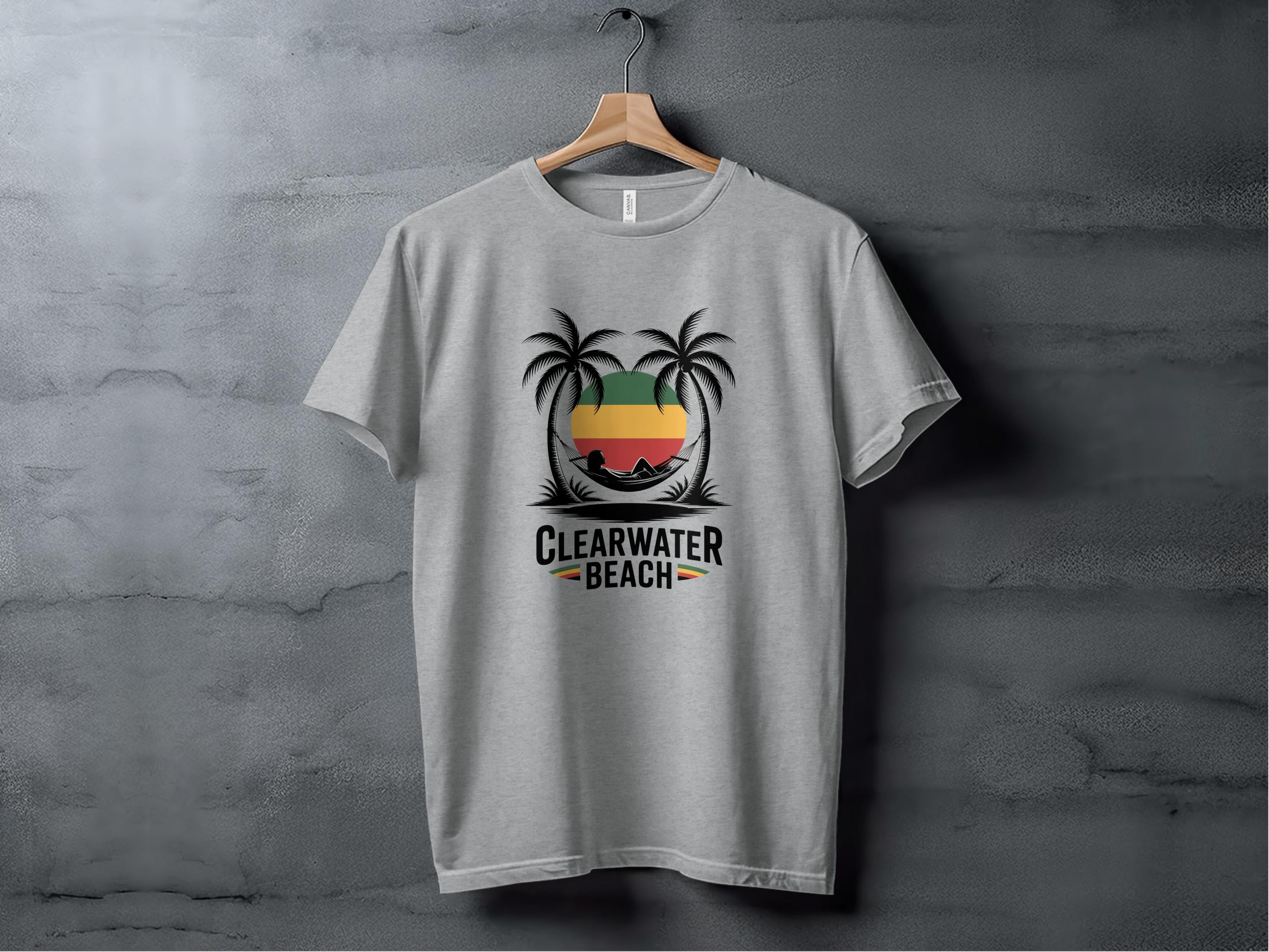 Clearwater Beach Sunset Design Graphic T-Shirt product