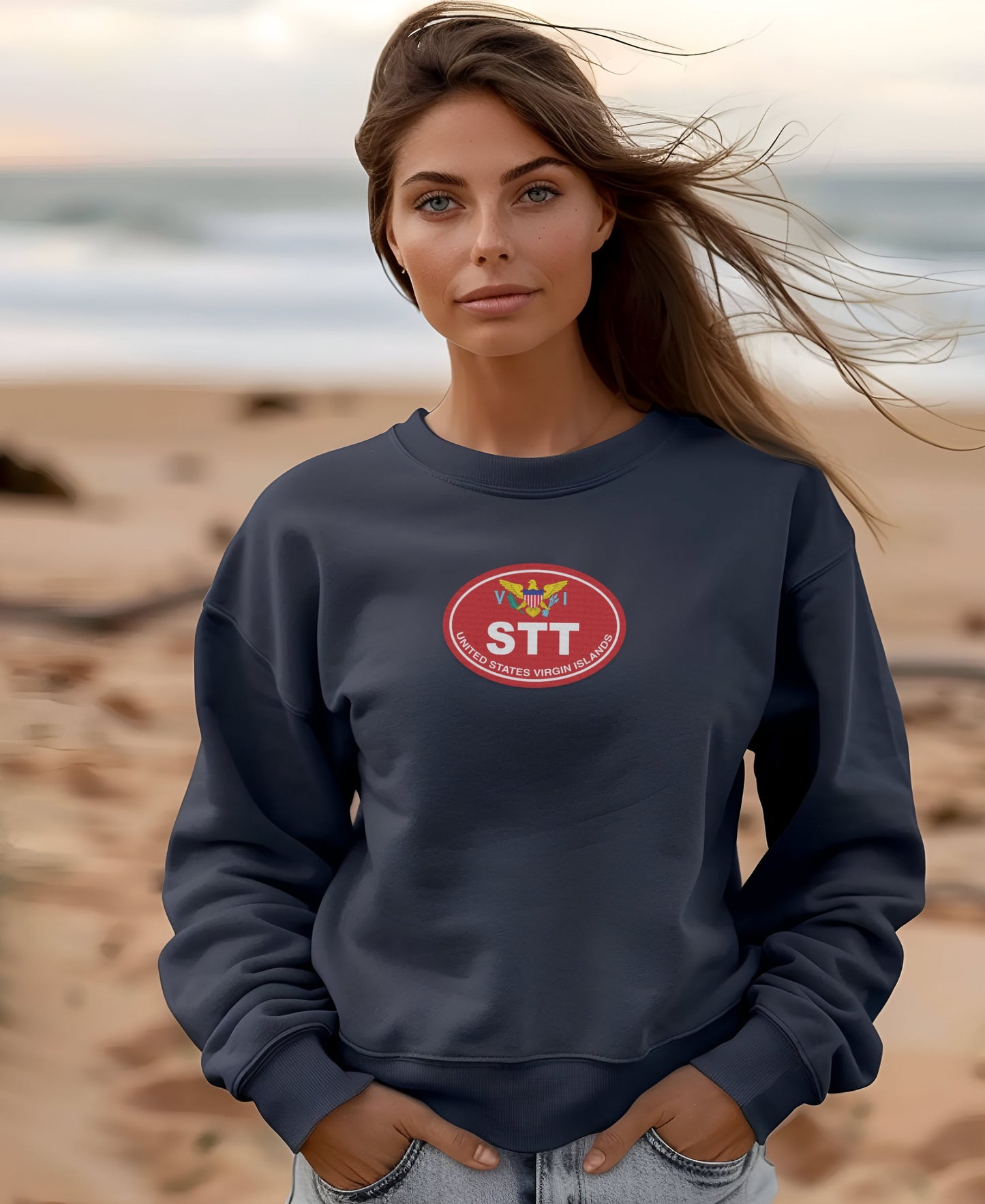 Stylish STT Logo Design Casual Wear Sweatshirt product type