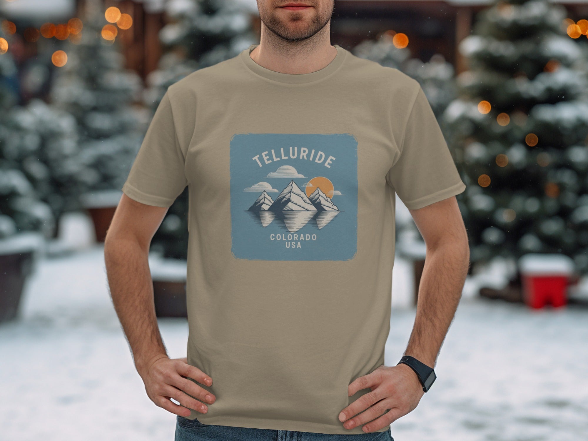 Telluride Colorado USA Mountain Scene Shirt