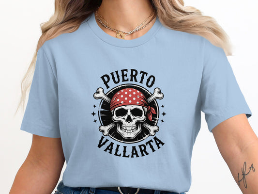Puerto Vallarta Skull Graphic T-Shirt product
