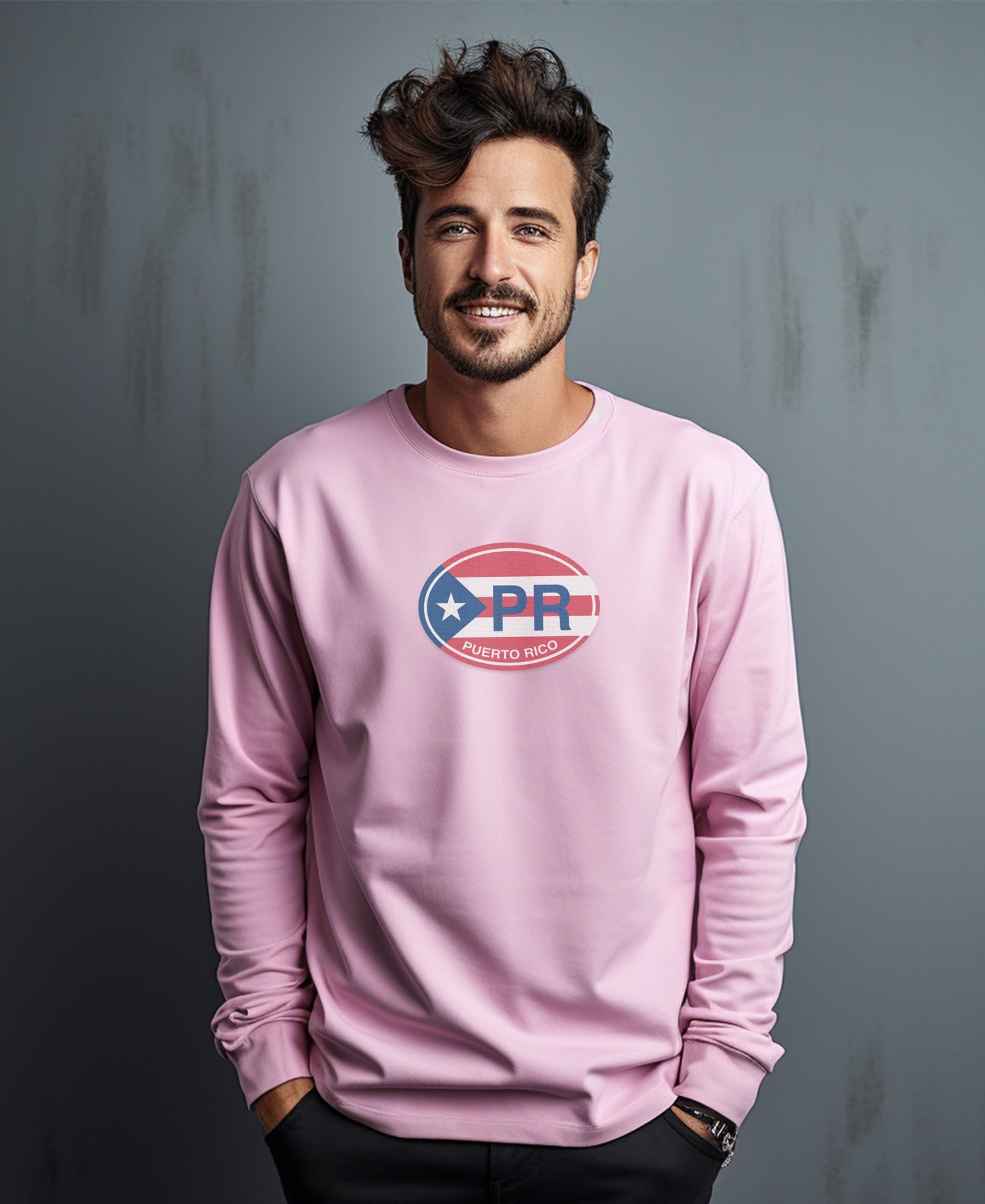 Puerto Rico San Sebastian Street Festival and Coastal Views Mens Long Sleeve T Shirt