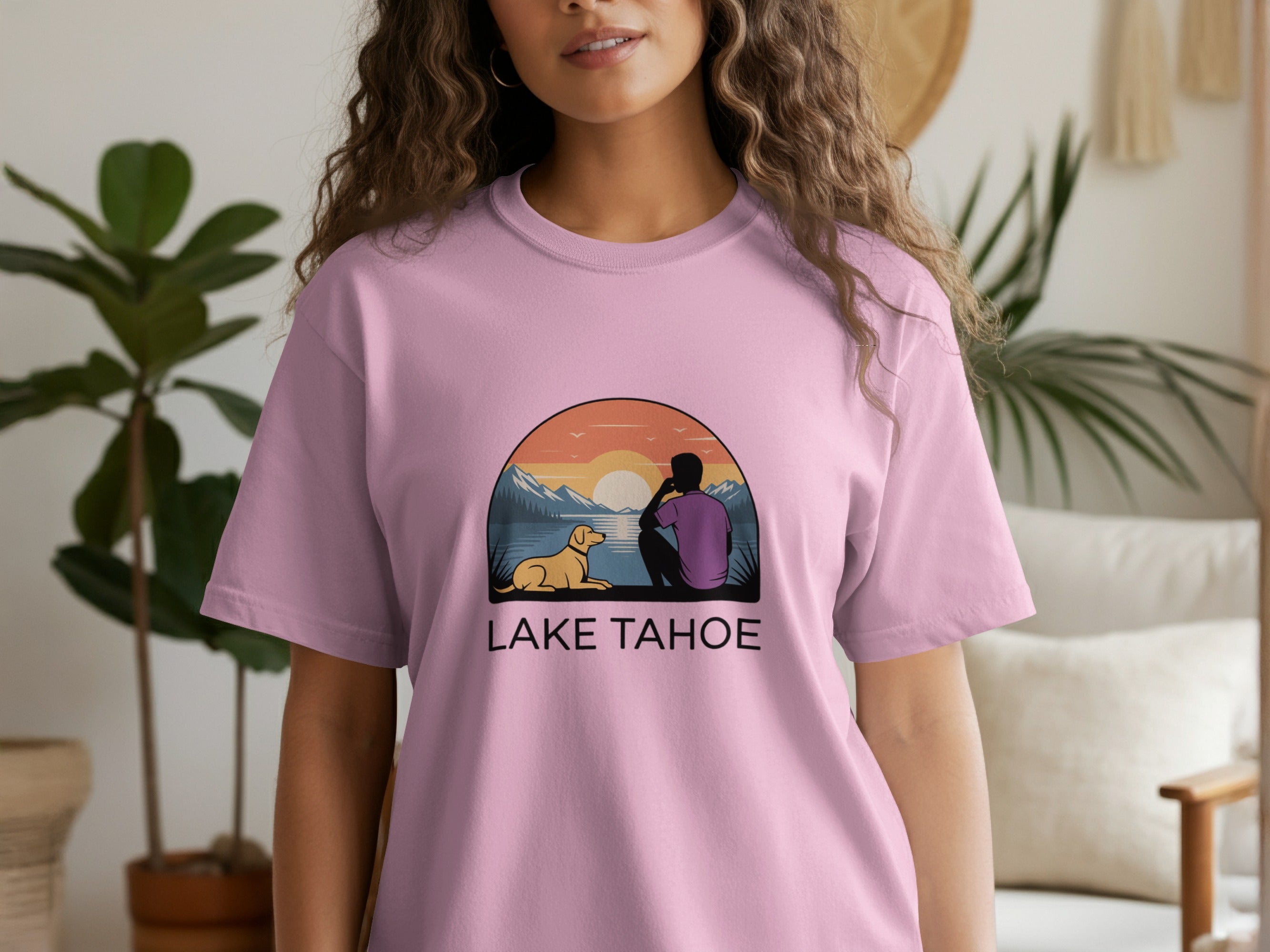 Lake Tahoe Scenic Graphic Tee shirt product type