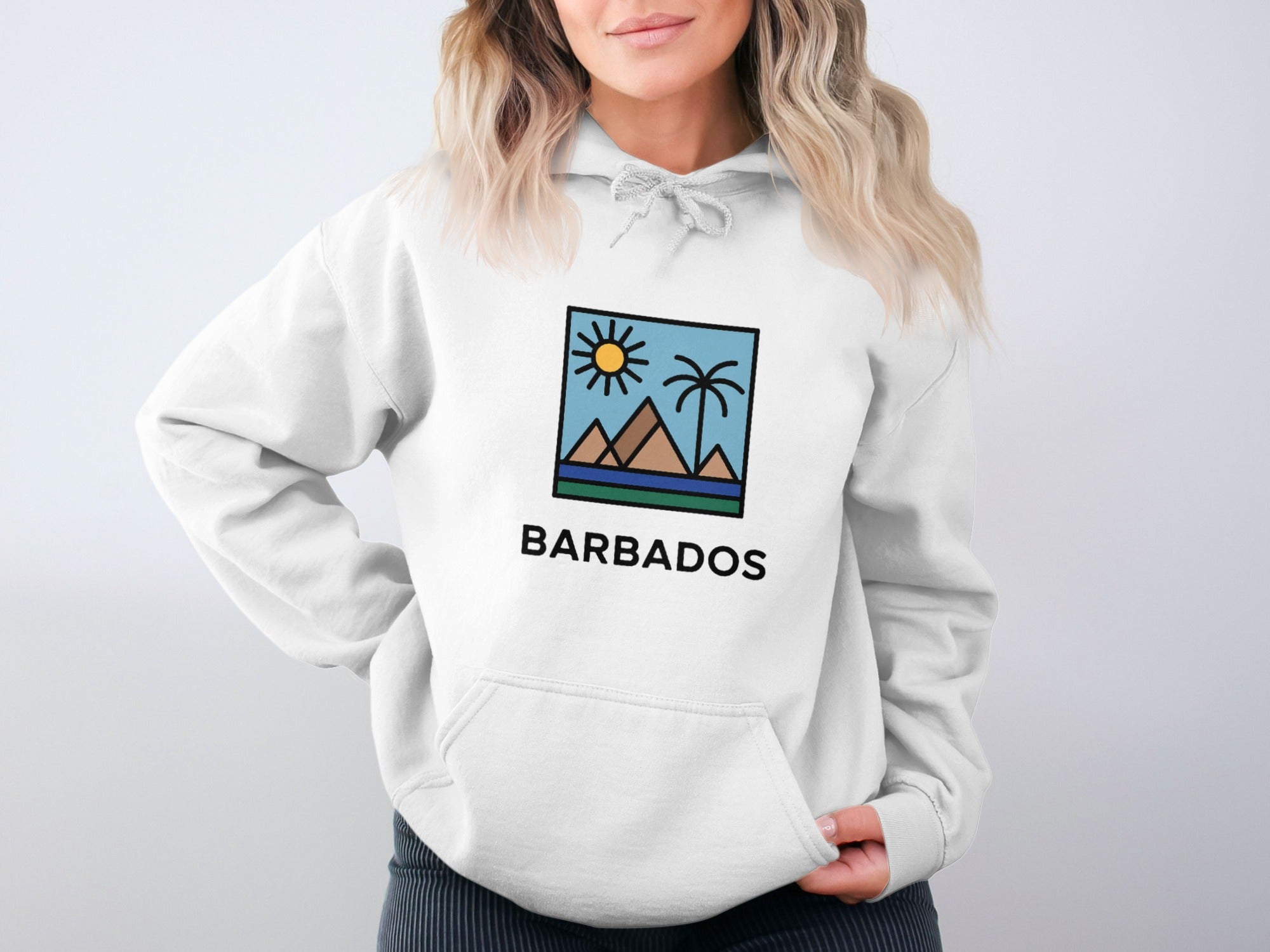 Barbados Mountain Beach Graphic Hoodie product