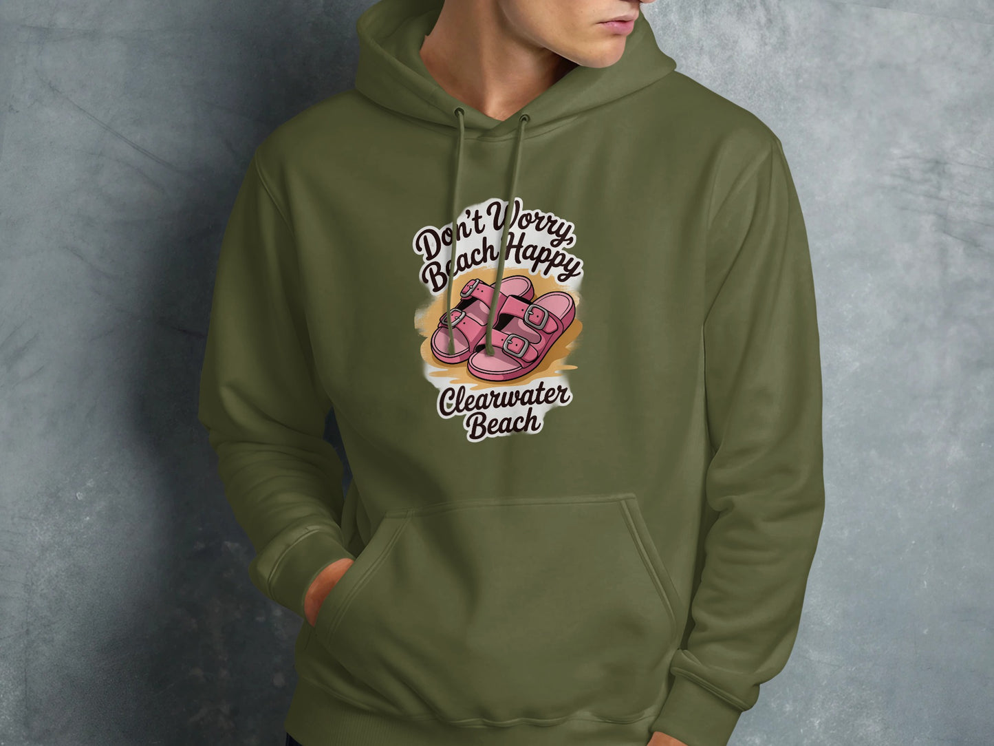 Don't Worry Beach Happy Clearwater Beach Hoodie product