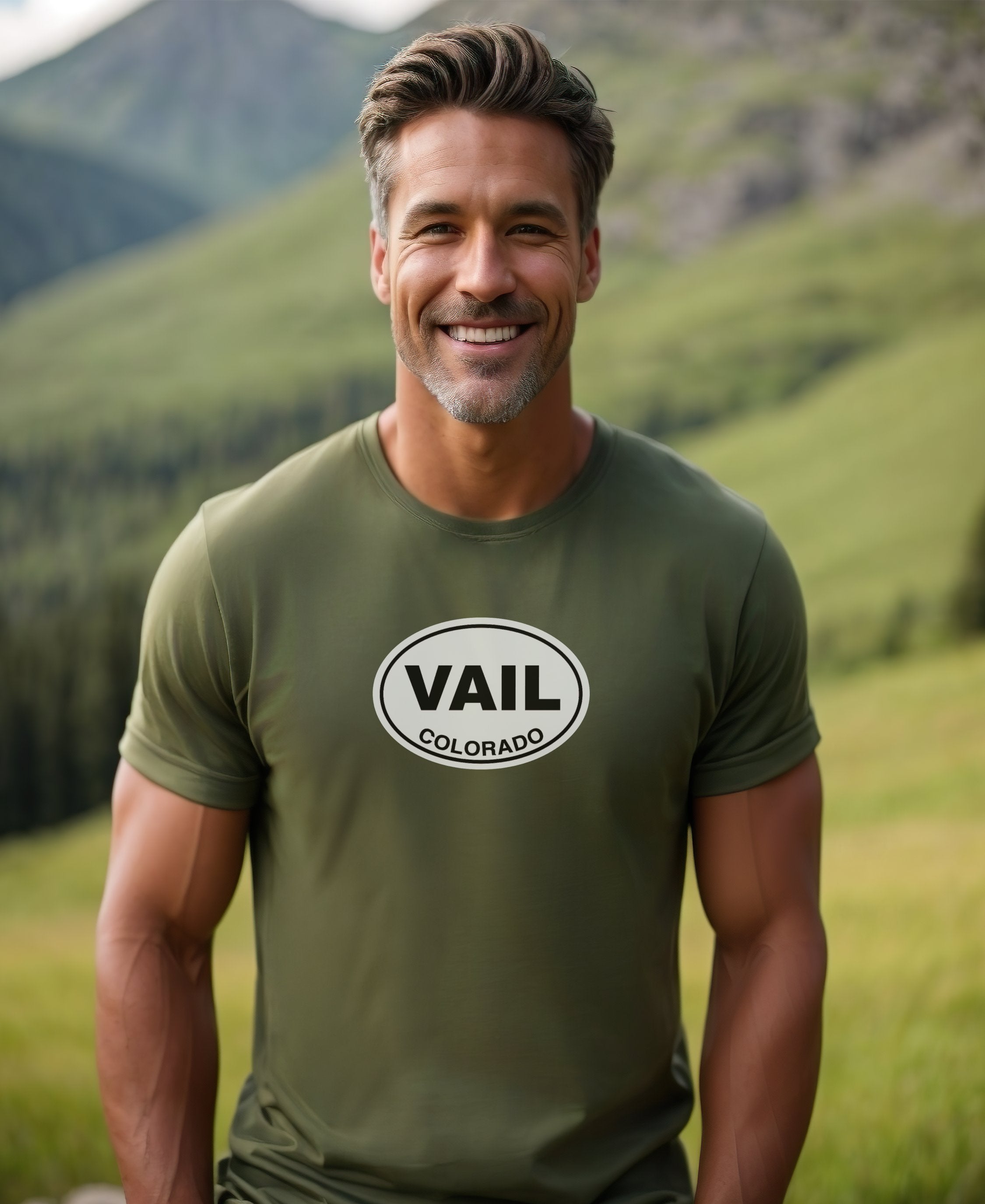 Vail Mens T-Shirt – Ready for Vail Snow Days and Mountain Concerts