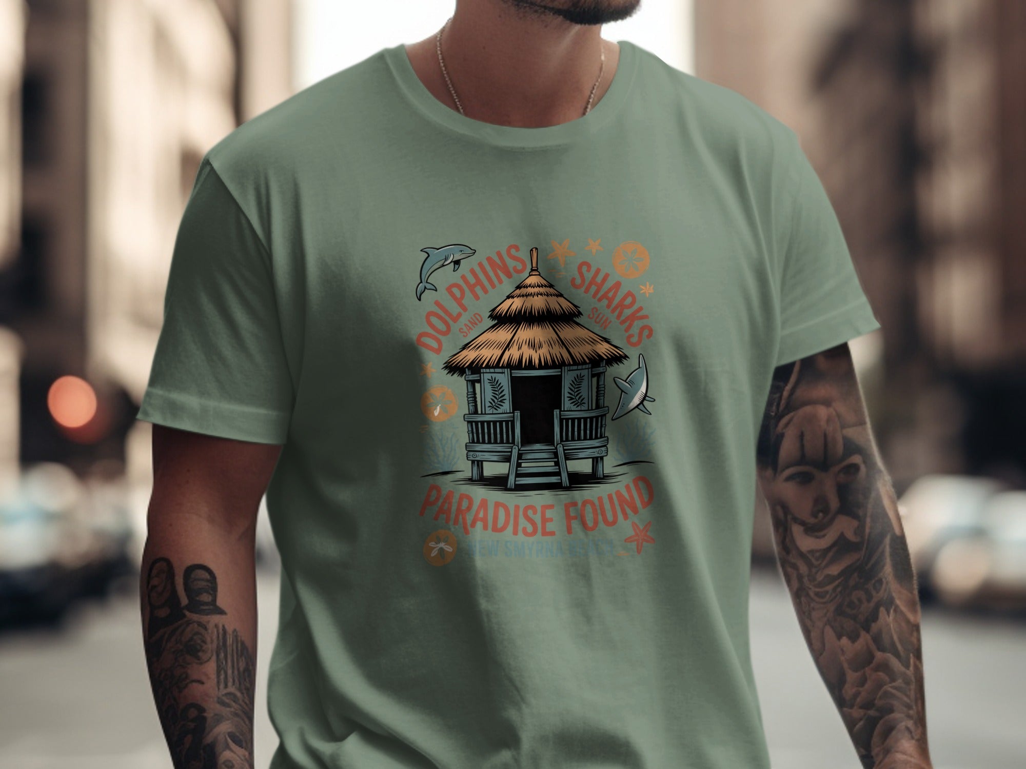 Dolphins and Sharks Paradise Found T-Shirt product type