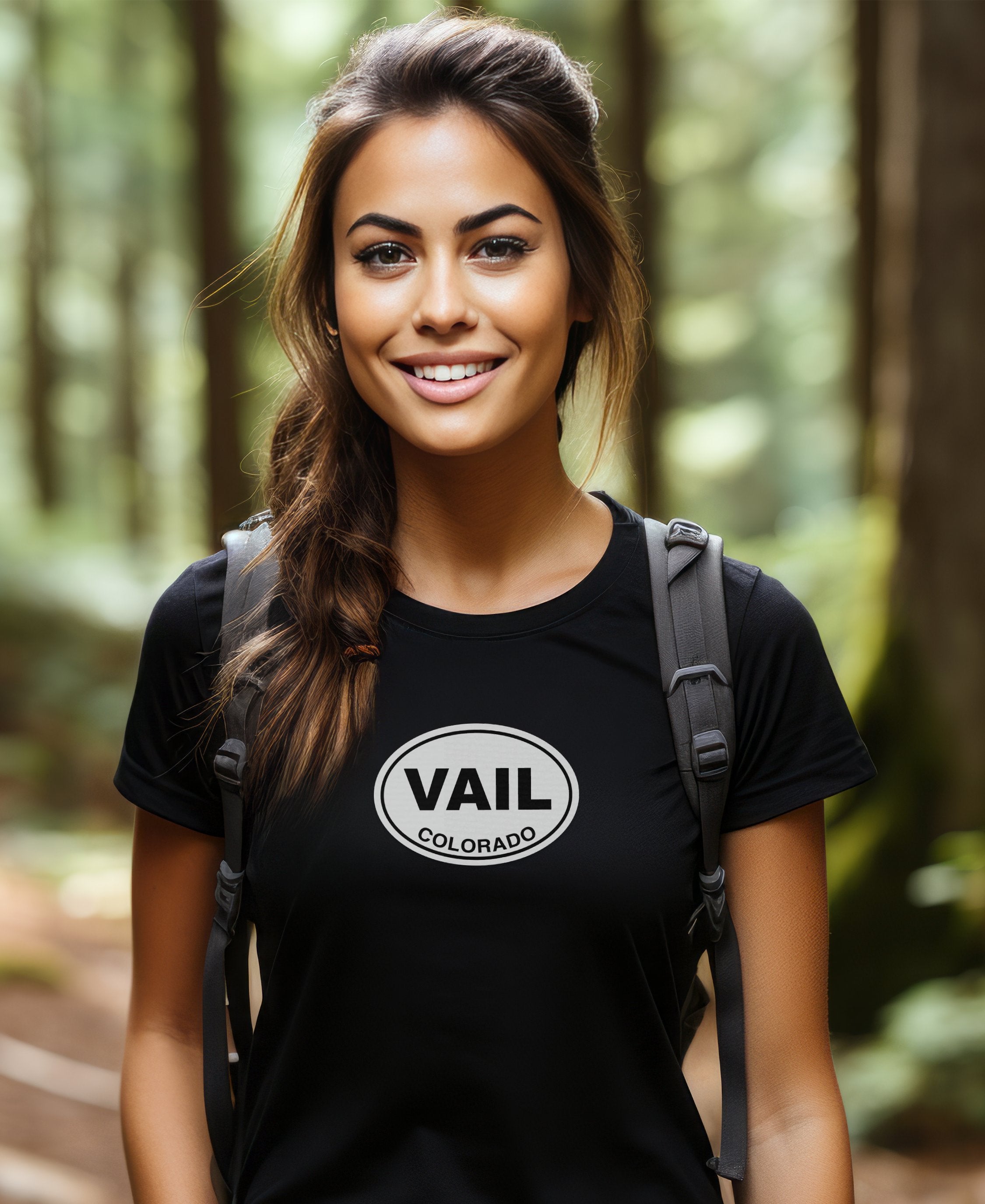 Vail ski slopes, après-ski fun, Vail Snow Days womens t-shirt