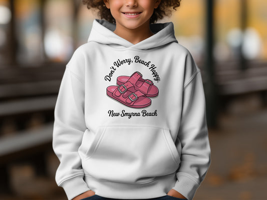 Don't Worry Beach Happy New Smyrna Beach Hoodie product