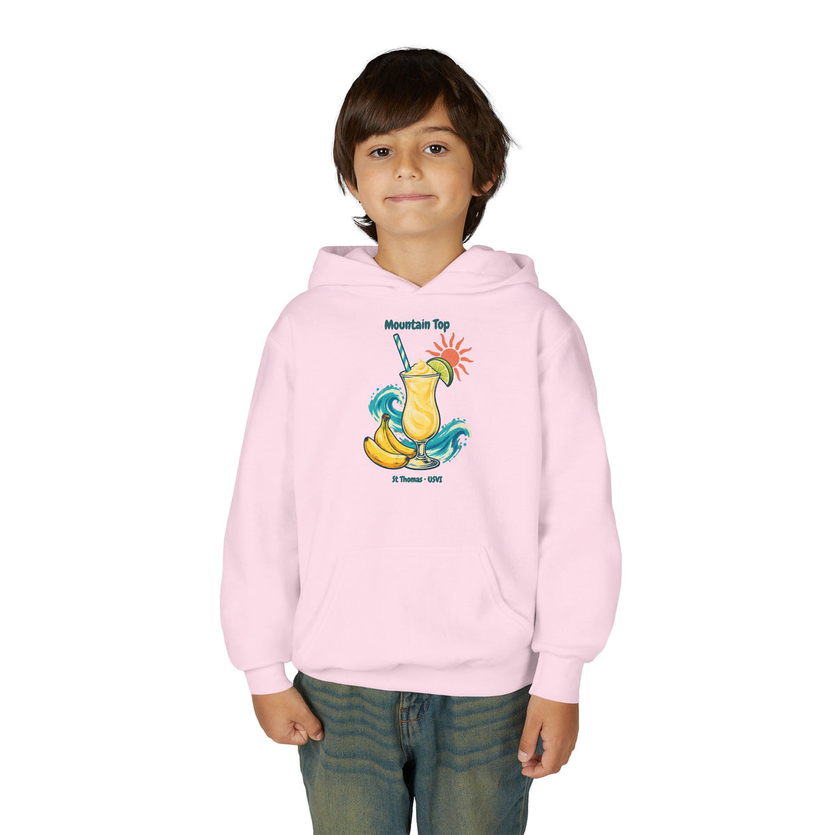 Mountain Top St. Thomas USVI Gildan 18500B Youth Hoodie